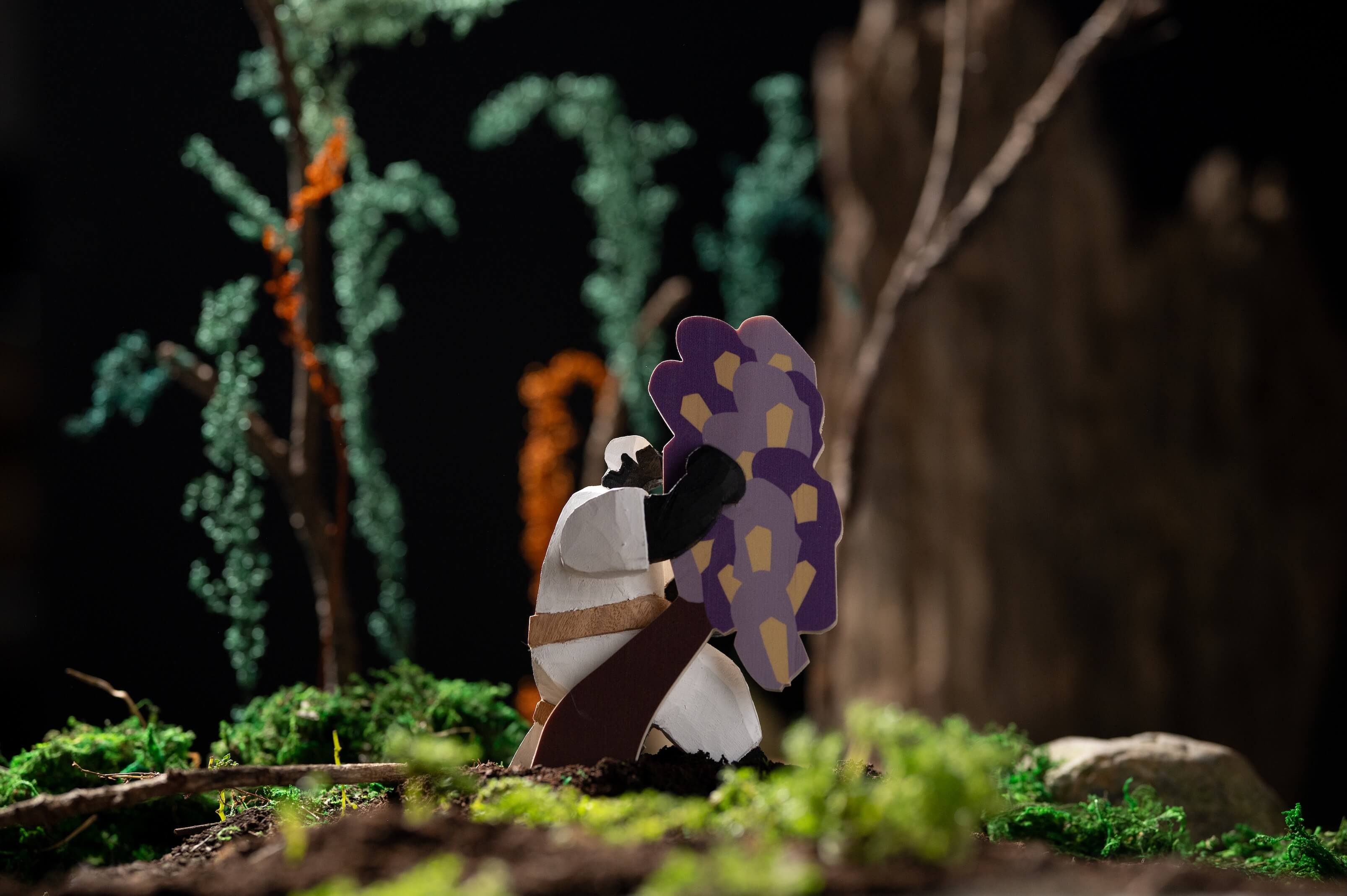 創意木雕-多花紫藤