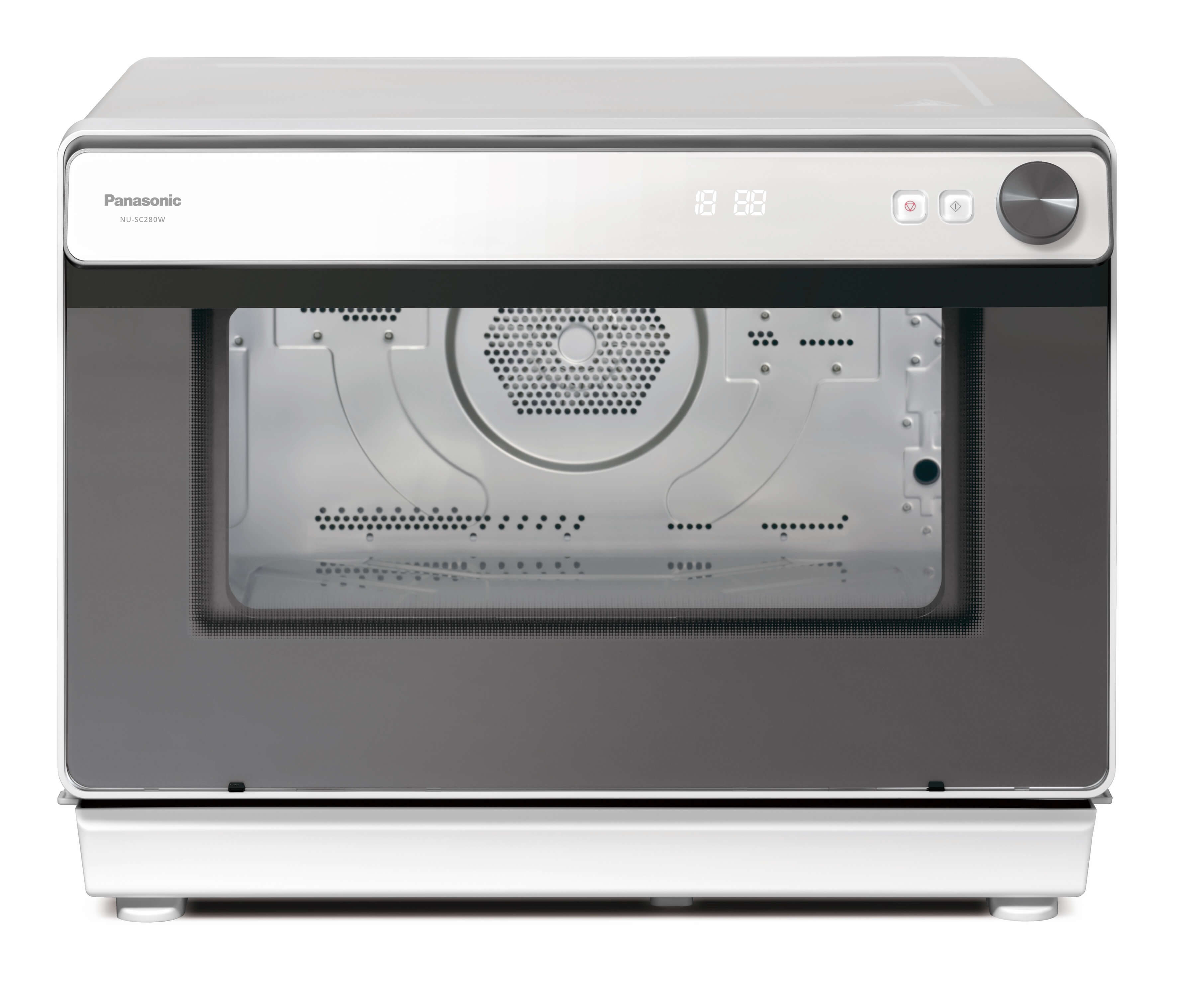 蒸氣烘烤爐 NU-SC280W：具備蒸、烤、煎、炸、烘、燉六大功能，並具備三段的蒸氣溫度、50℃至250℃的烤溫範圍、31L大容量的烹調空間等，強大功能應有盡有。