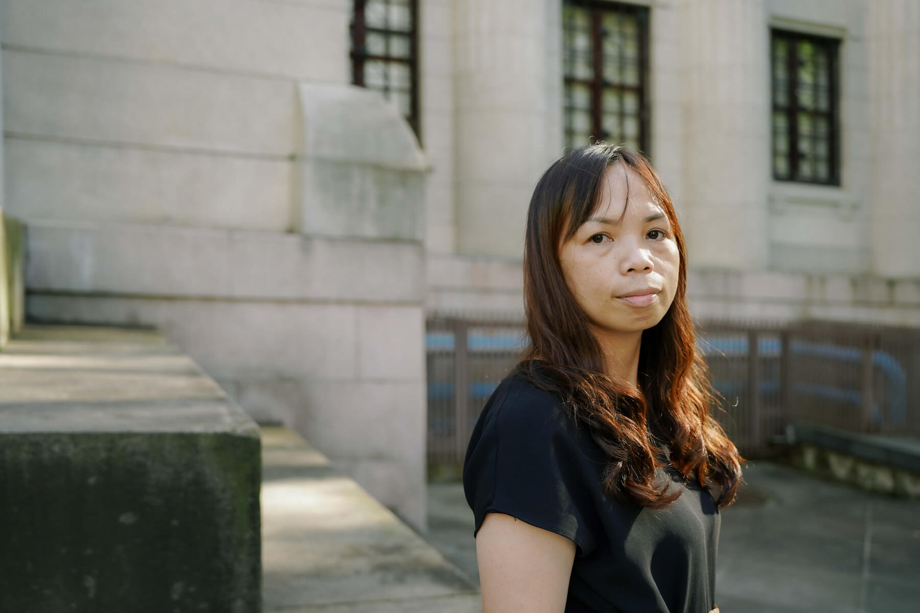 今（2023）年的評審獎得主，來自印尼的陳業芳。（攝影／黃銘進）