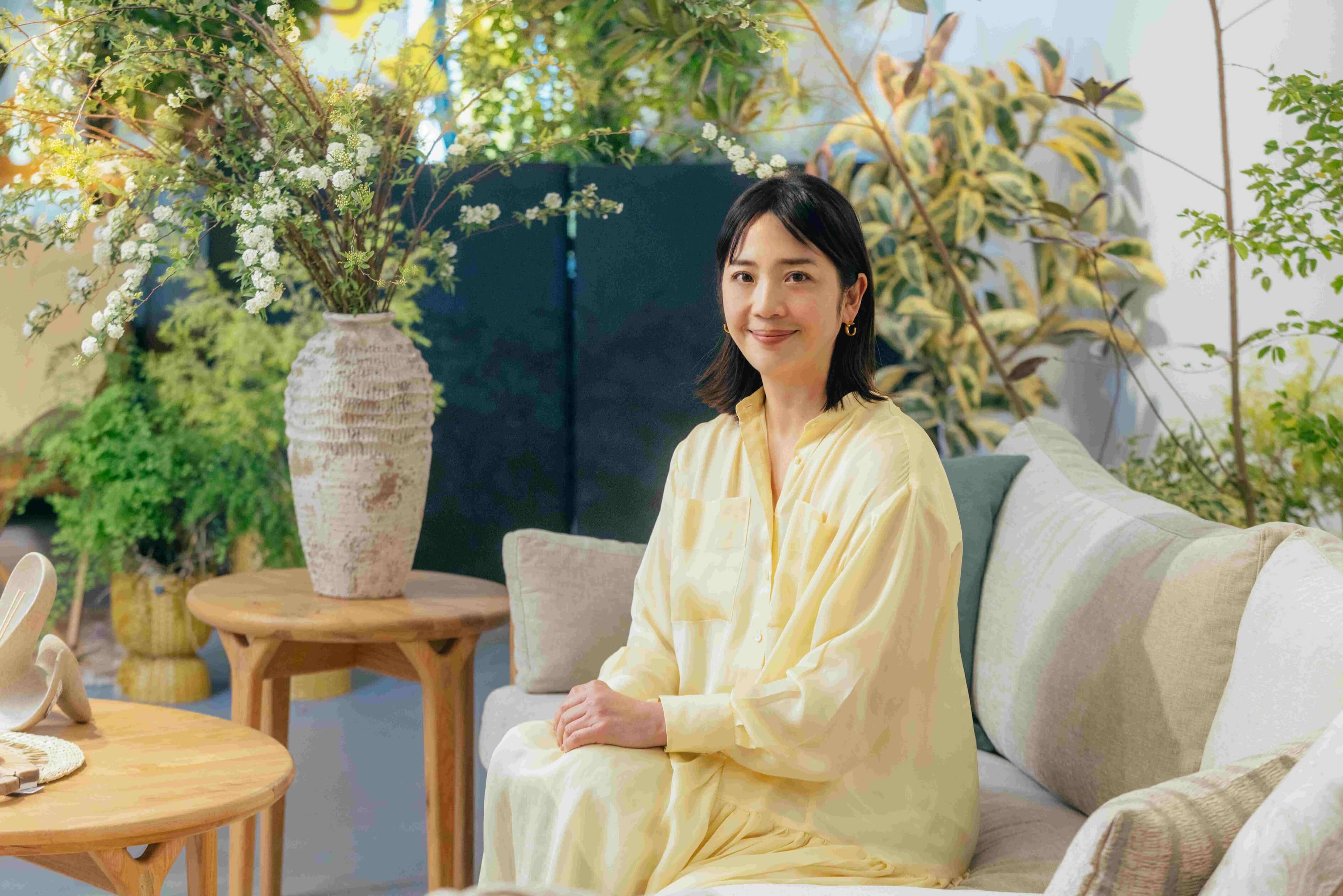 花藝師嶺貴子從旅行中獲得啟發，認為「美」是讓自然融入生活。