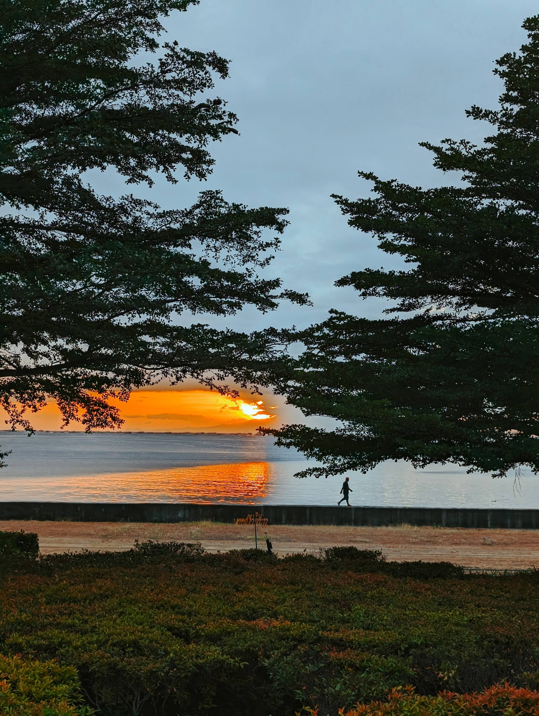 入住鄰近海灣的Solaire Resort，世界日落美景就在眼前。（攝影／高麗音）