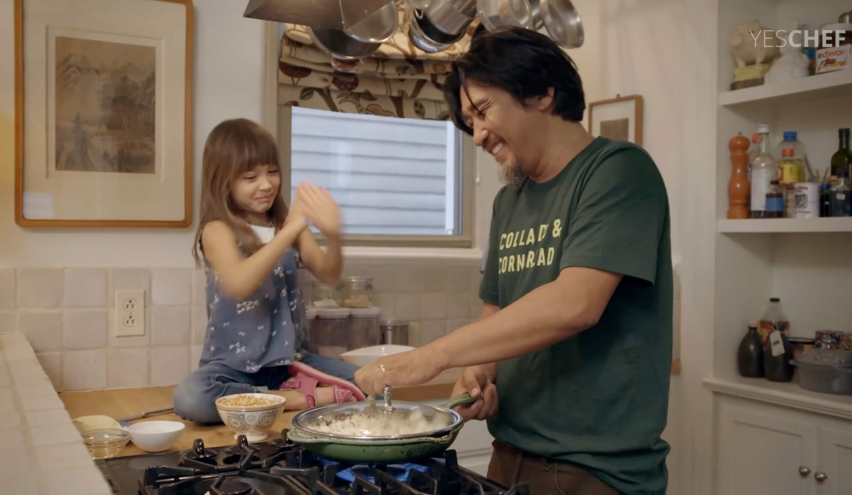 愛德華李搬到肯塔基後找到自己的烹飪定位與人生目標、成家生女，常常與家人一起做菜。