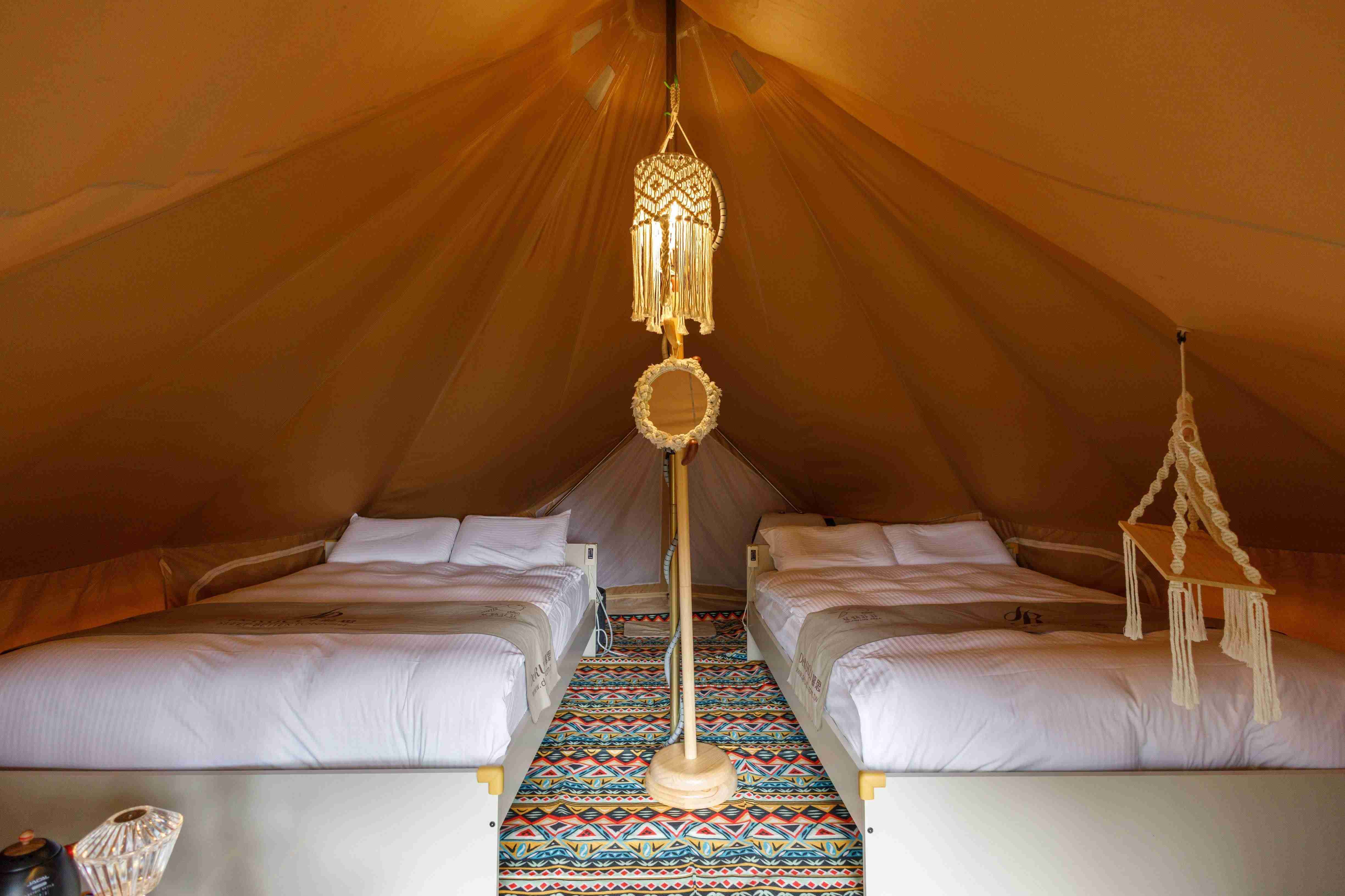 帳篷內空間。攝影｜葉琳喬