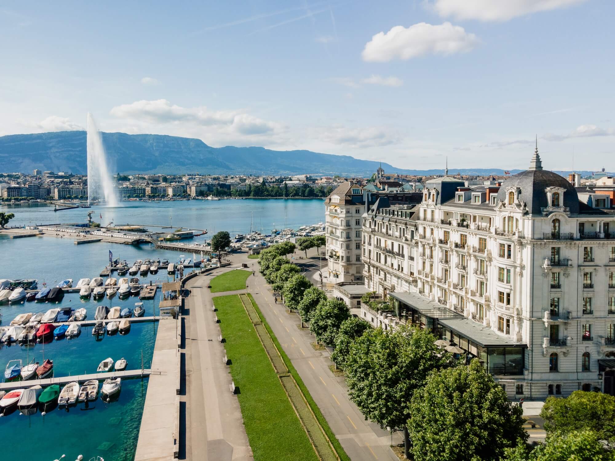 瑞士The Woodward酒店有絕佳美景與便利交通條件，是美食愛好者的必訪聖殿。