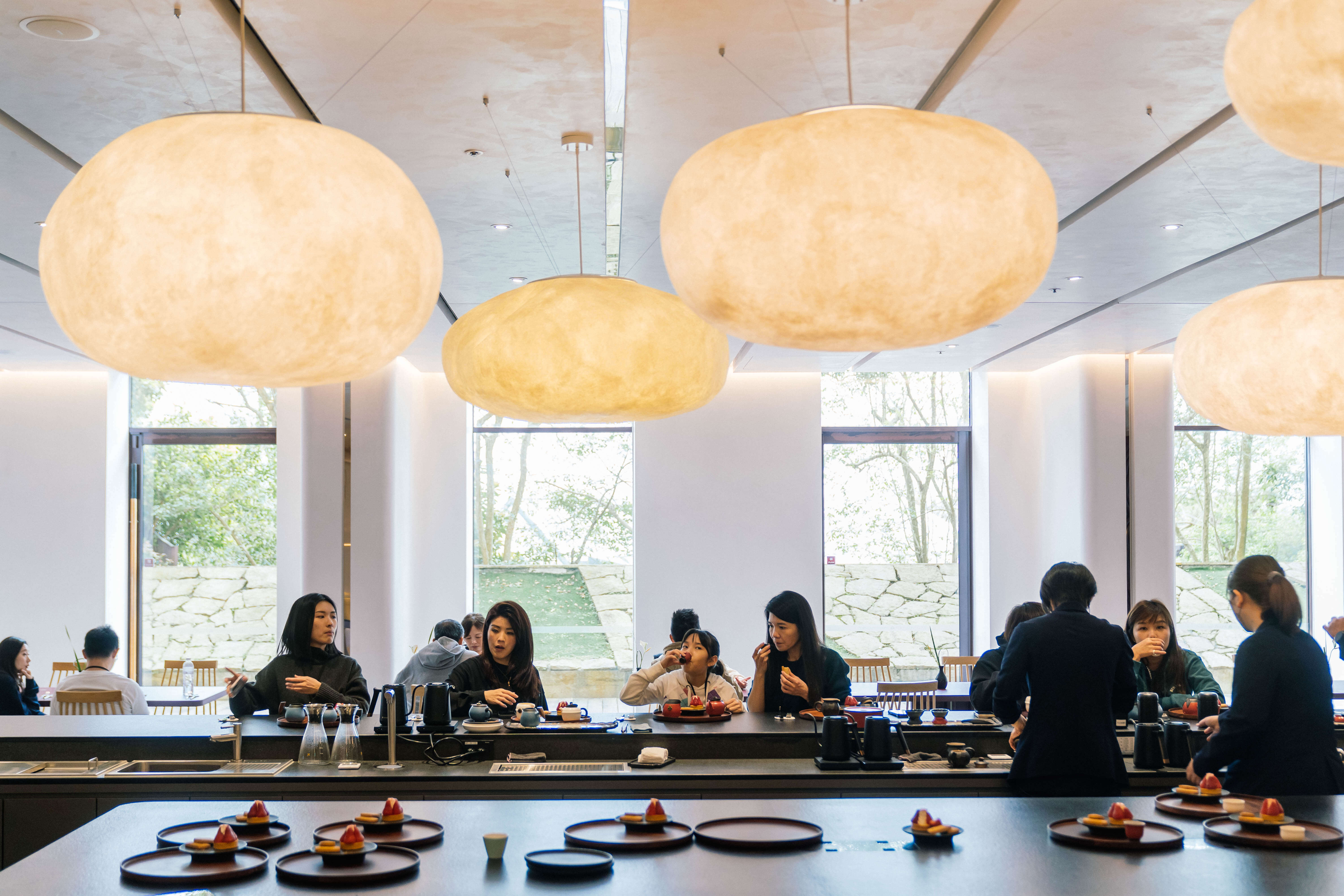 另一個活動現場「茶寮清泉」：礁溪老爺酒店全新設計的茶寮，原先只開放給入住10次以上的貴客，此次特別與VERSE合作，限定早鳥貴賓入席。