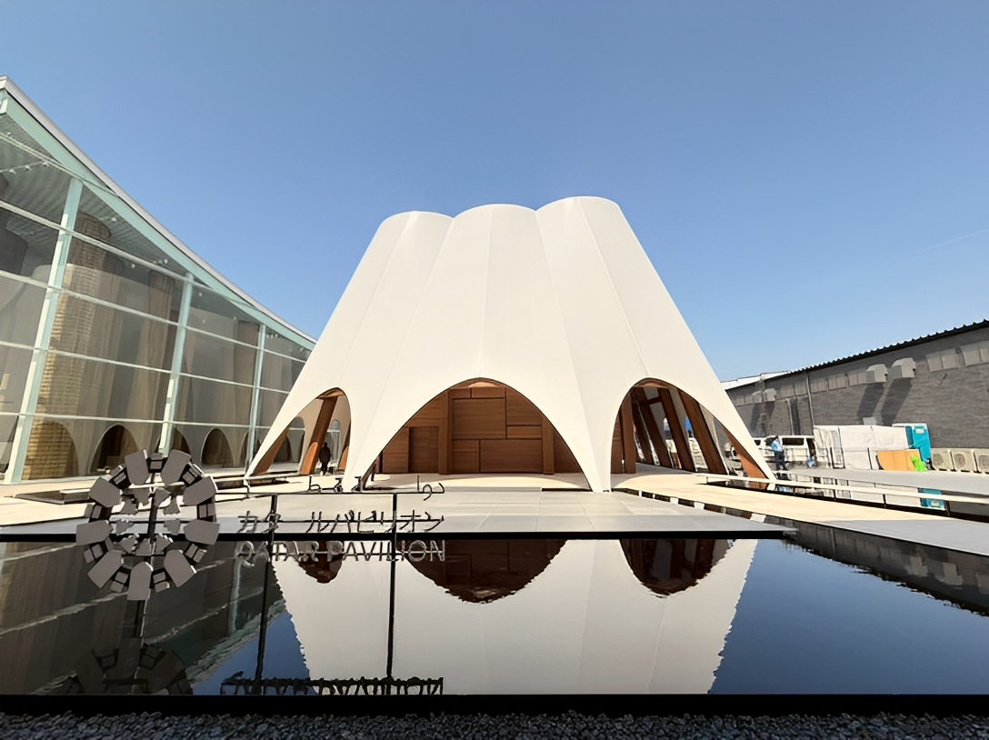 卡達館。攝影／蘇祐萱