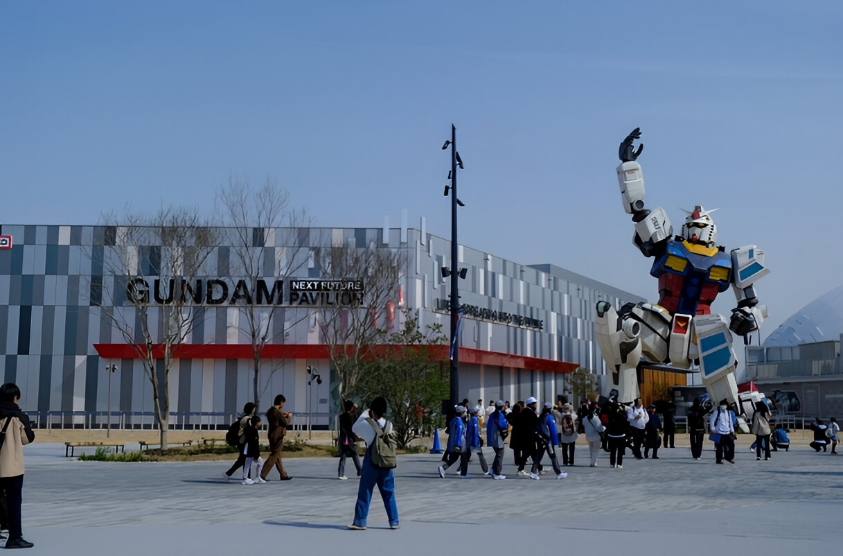 鋼彈館。攝影／蘇祐萱