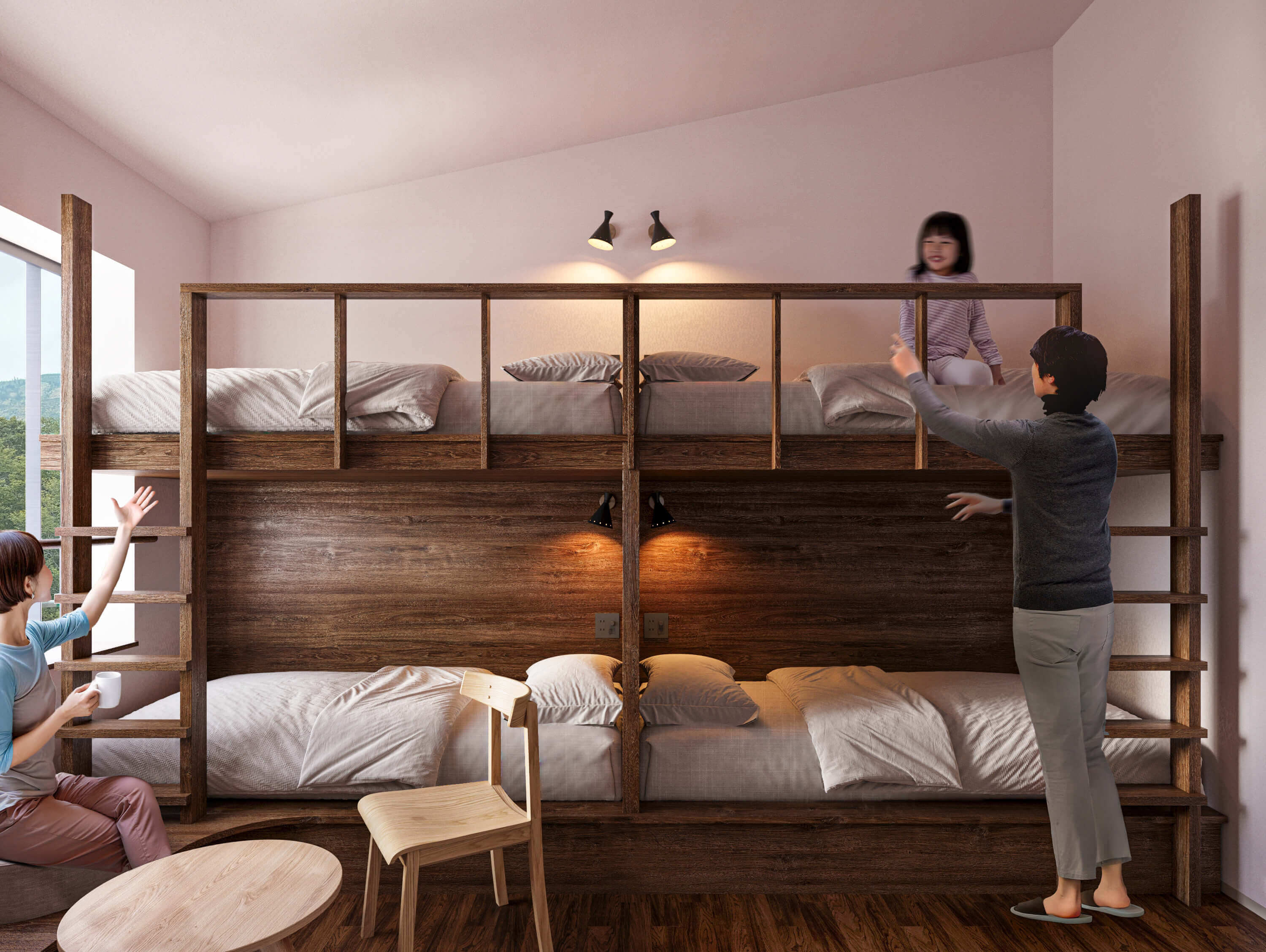 「LUCY 尾瀨鳩待」提供多樣房型，滿足不同旅客的住宿需求。圖片提供／Hoshino Resorts