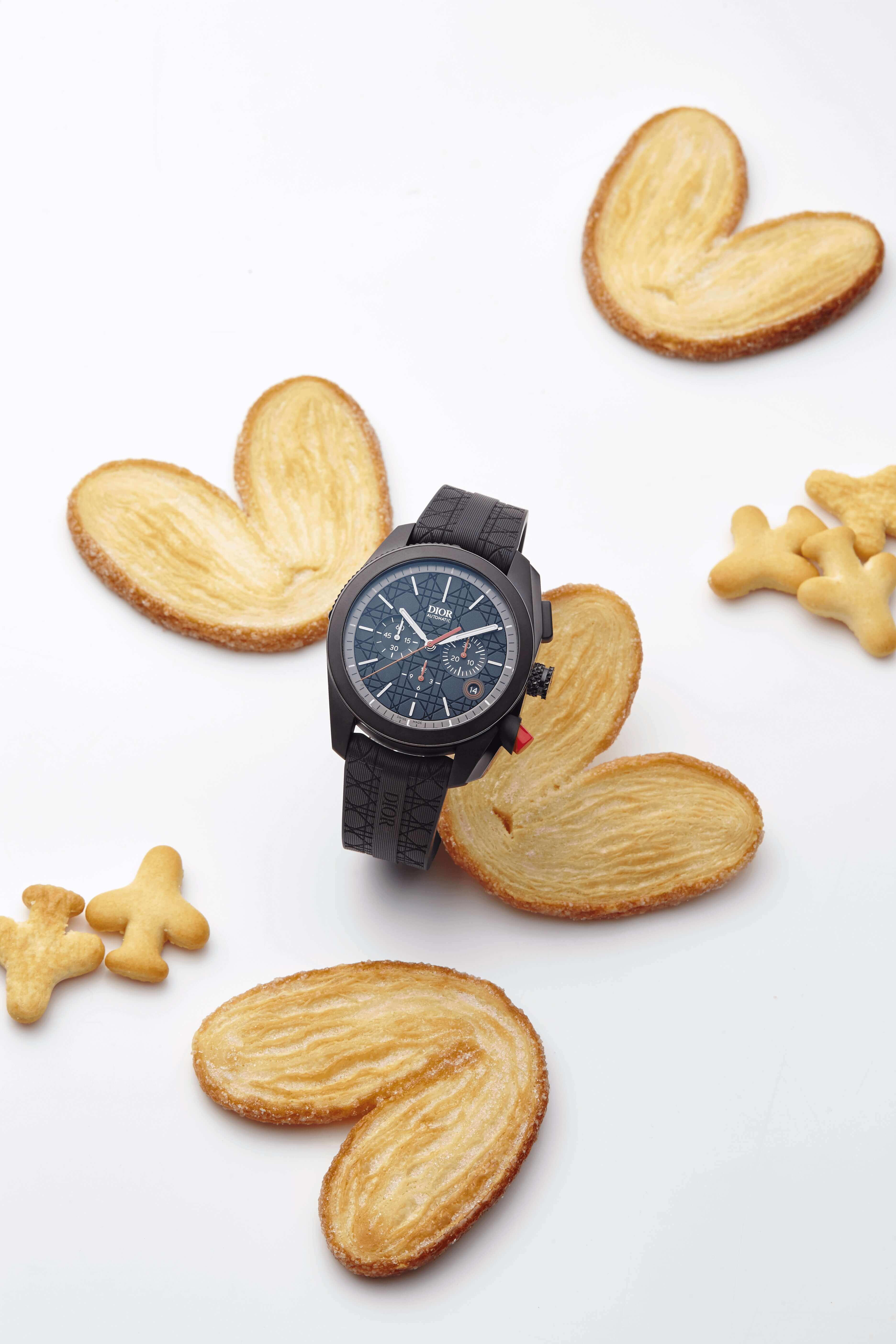 DIOR Chiffre Rouge 黑色超啞光計時碼錶