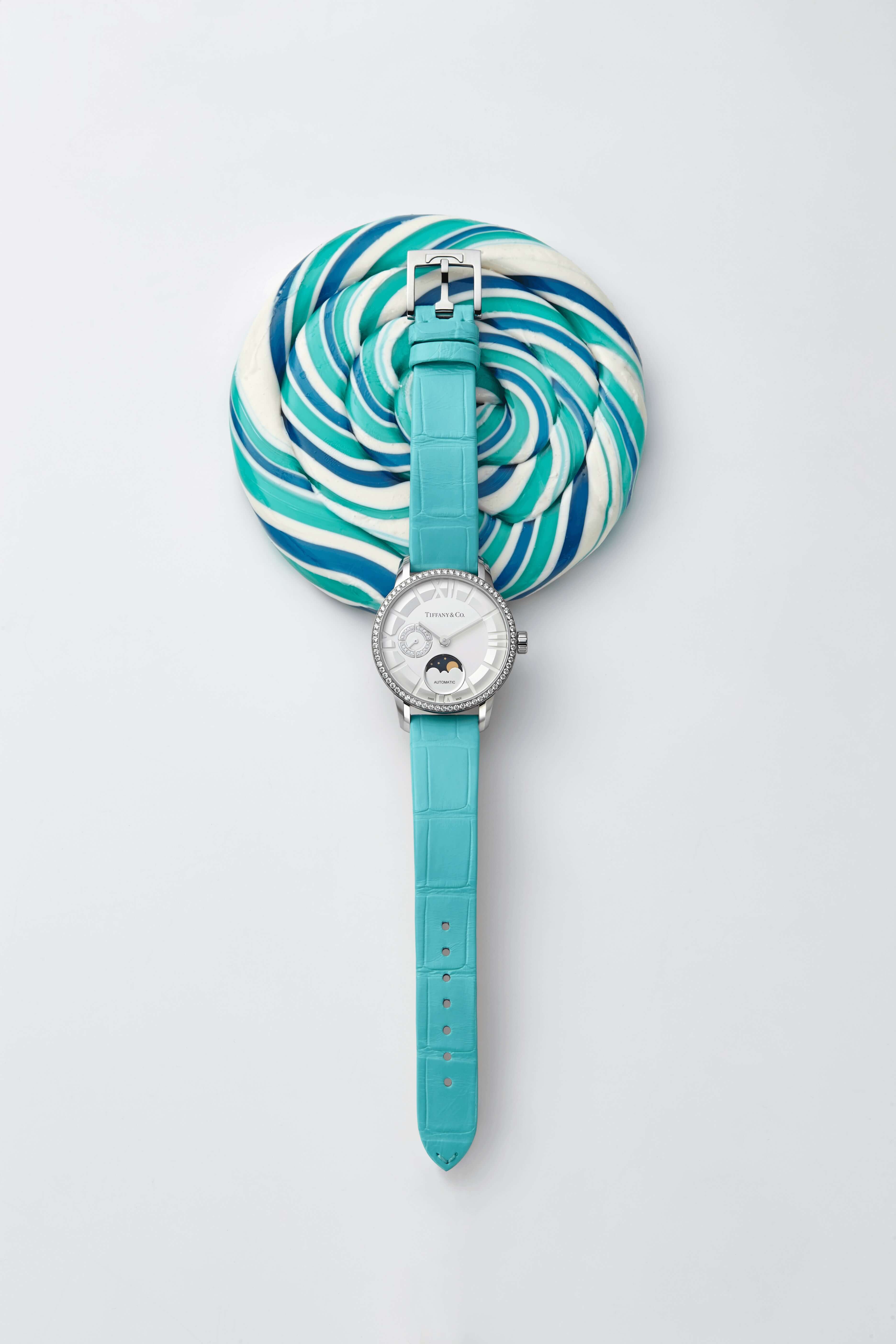 Tiffany & Co.34毫米月相機械腕錶