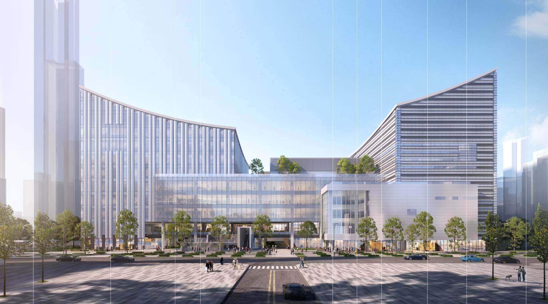 Taipei Public Library New Main Branch and Taipei Music Hall／臺北音圖中心。圖片提供／Department of Cultural Affairs, Taipei City Government