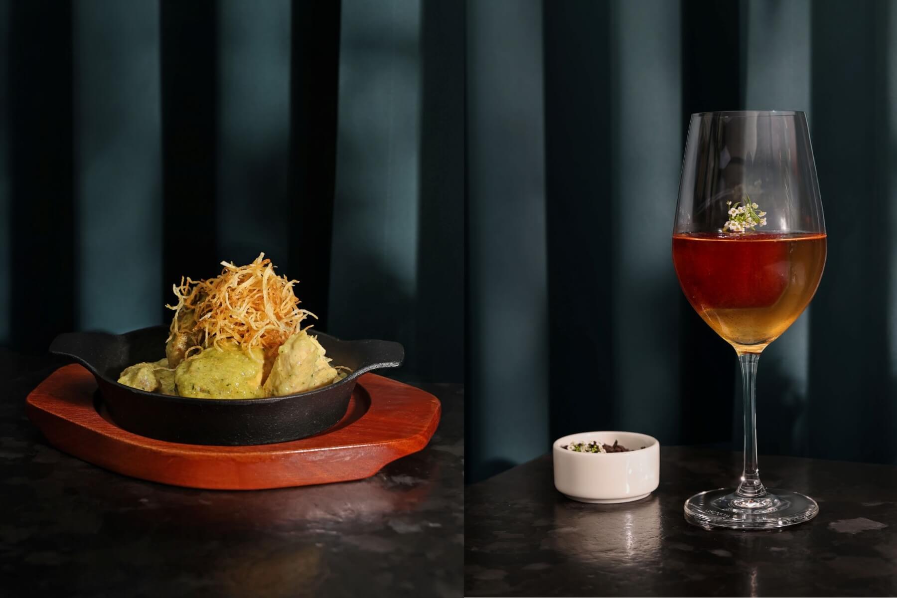 巴斯克田園燉雞佐T&W調飲＠Lounge Vino