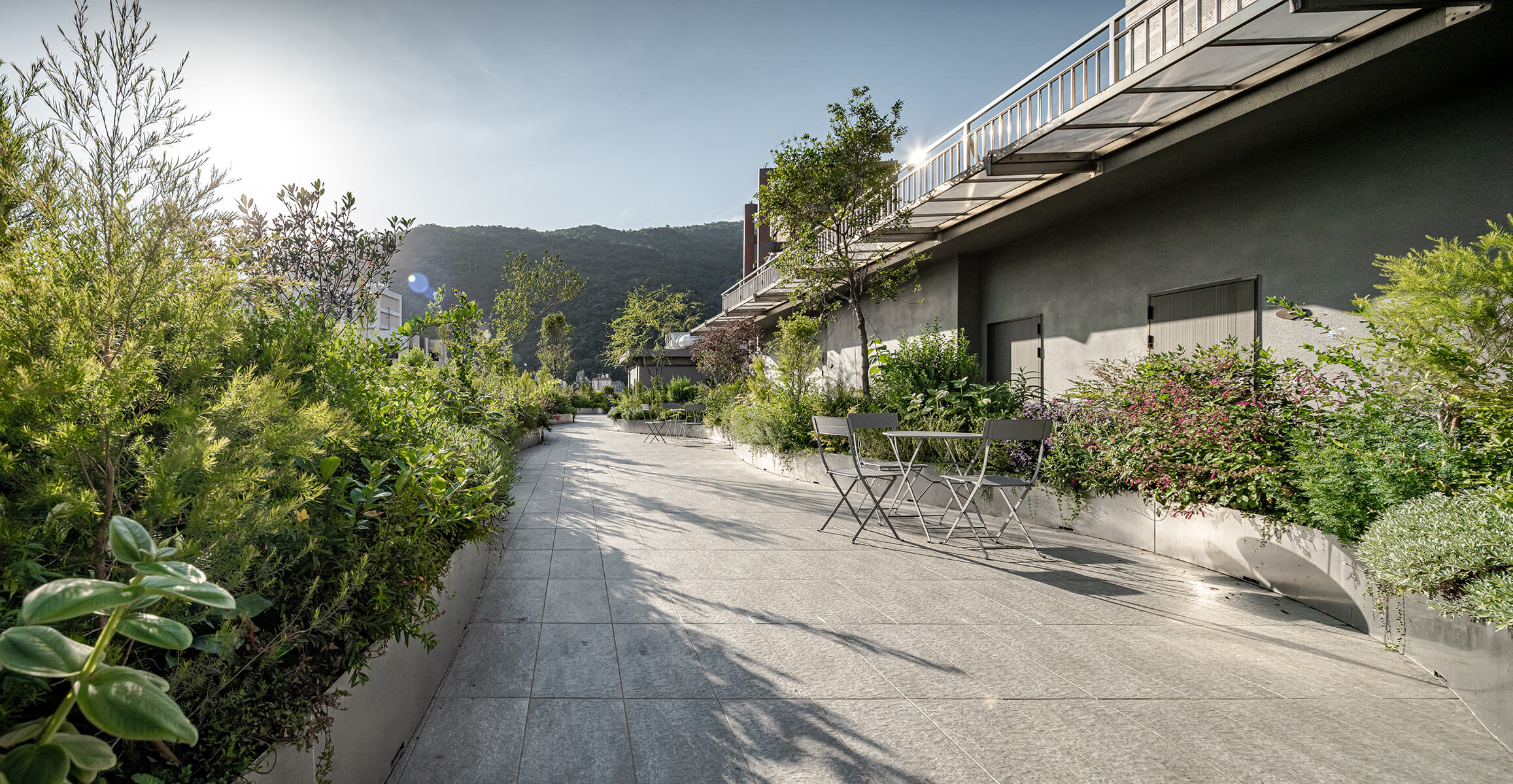 8樓空中花園「空境」。圖片提供／冠翔泉旅