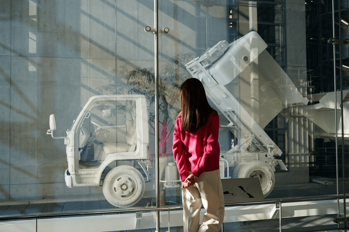 建築大師谷口吉生設計之「廣島市環境局中工廠」。