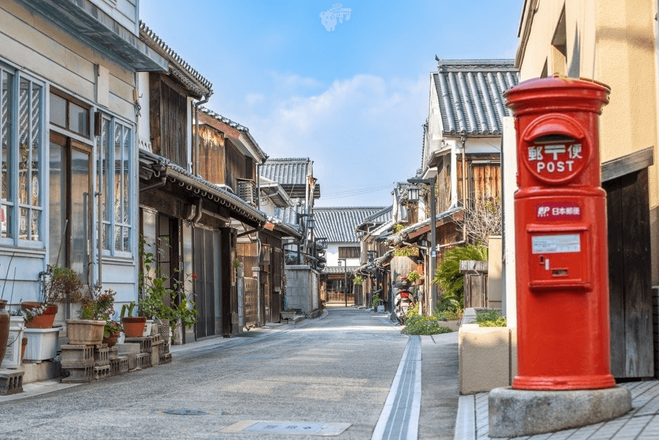 「御手洗」保留了江戶時代的劇場、茶屋、旅宿等歷史建築，可於此靜靜感受古樸的懷舊氛圍。