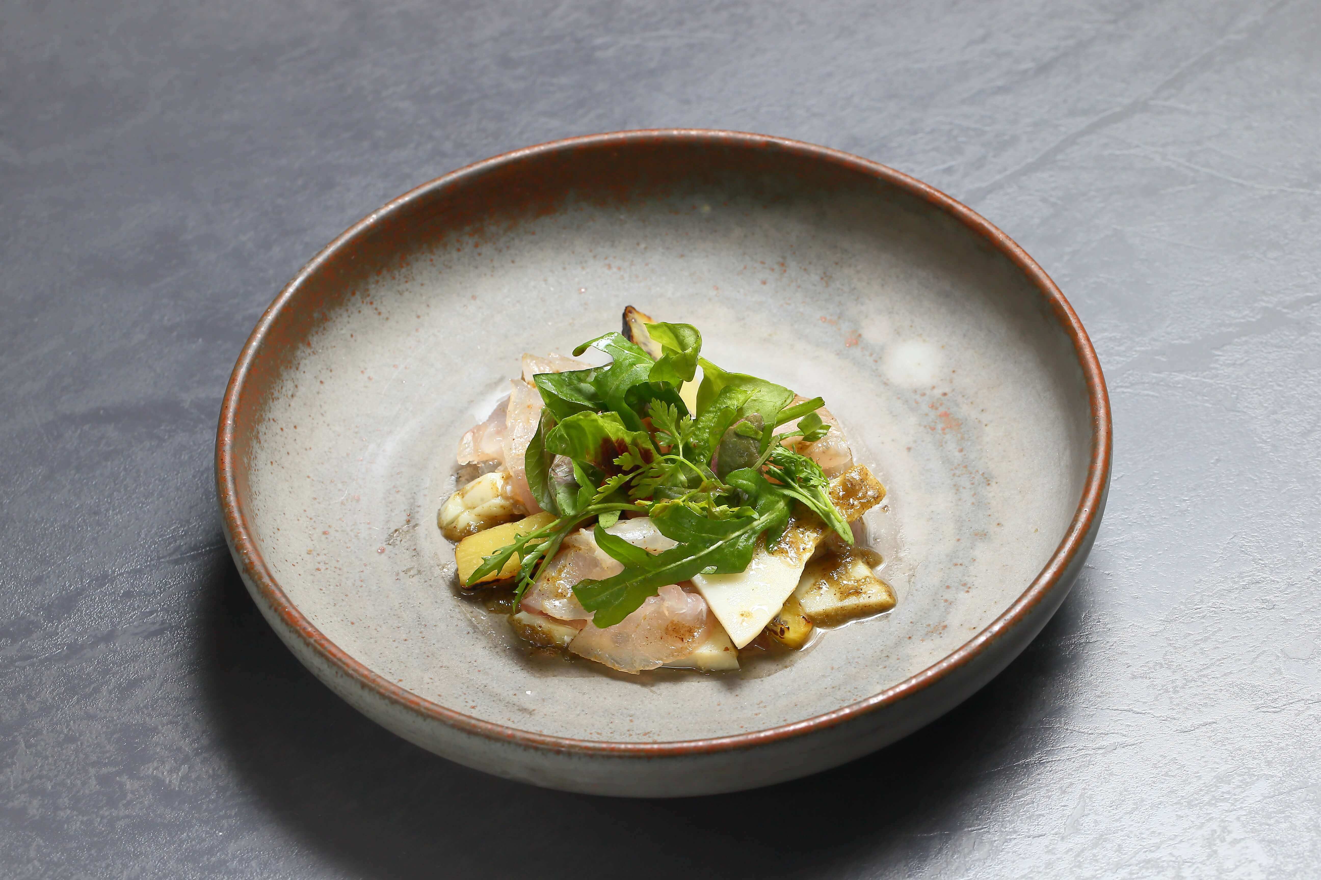 竹筍真鯛沙拉佐酸甜醬