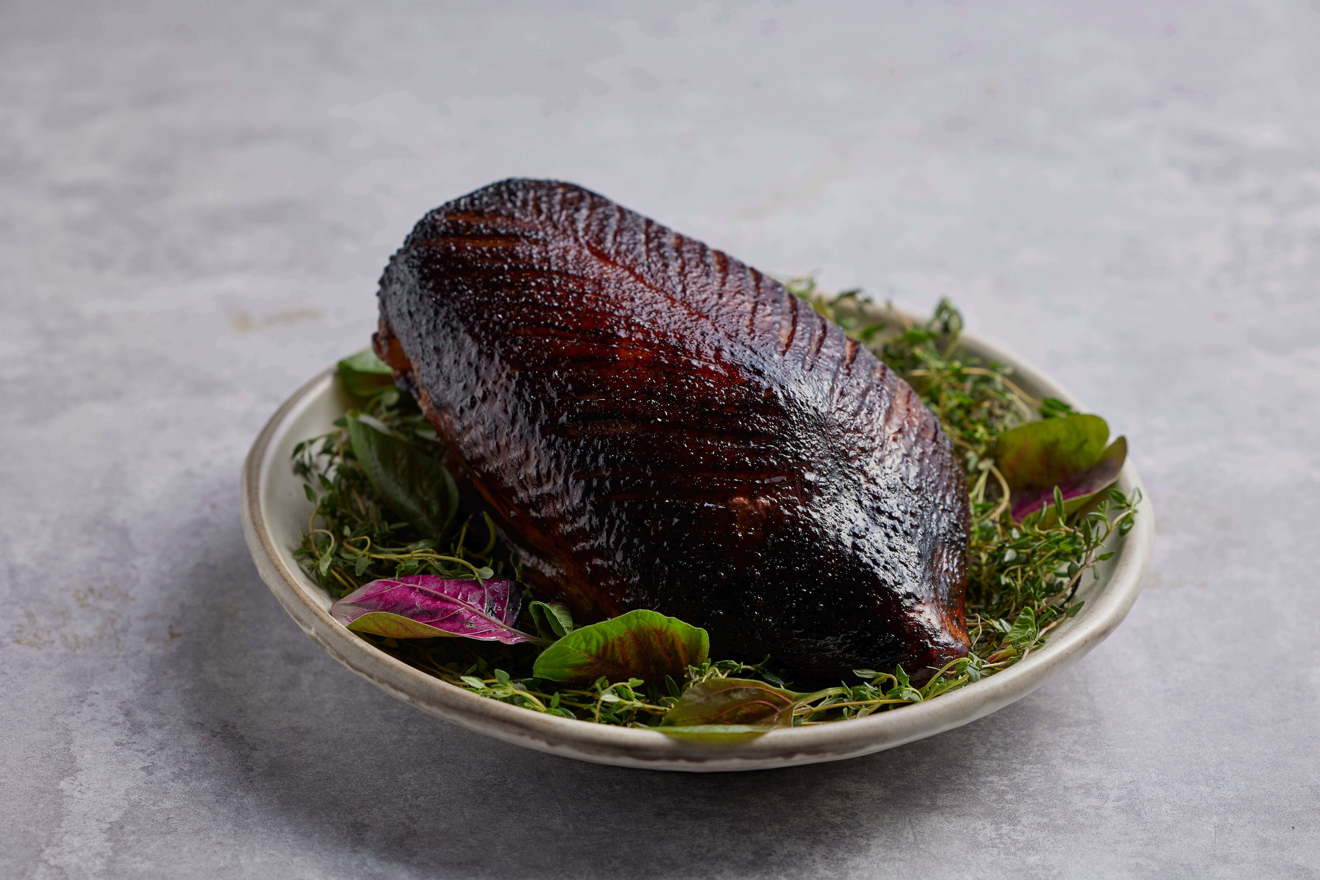 炭烤鴨肉佐紫蘇香草飯-全鴨