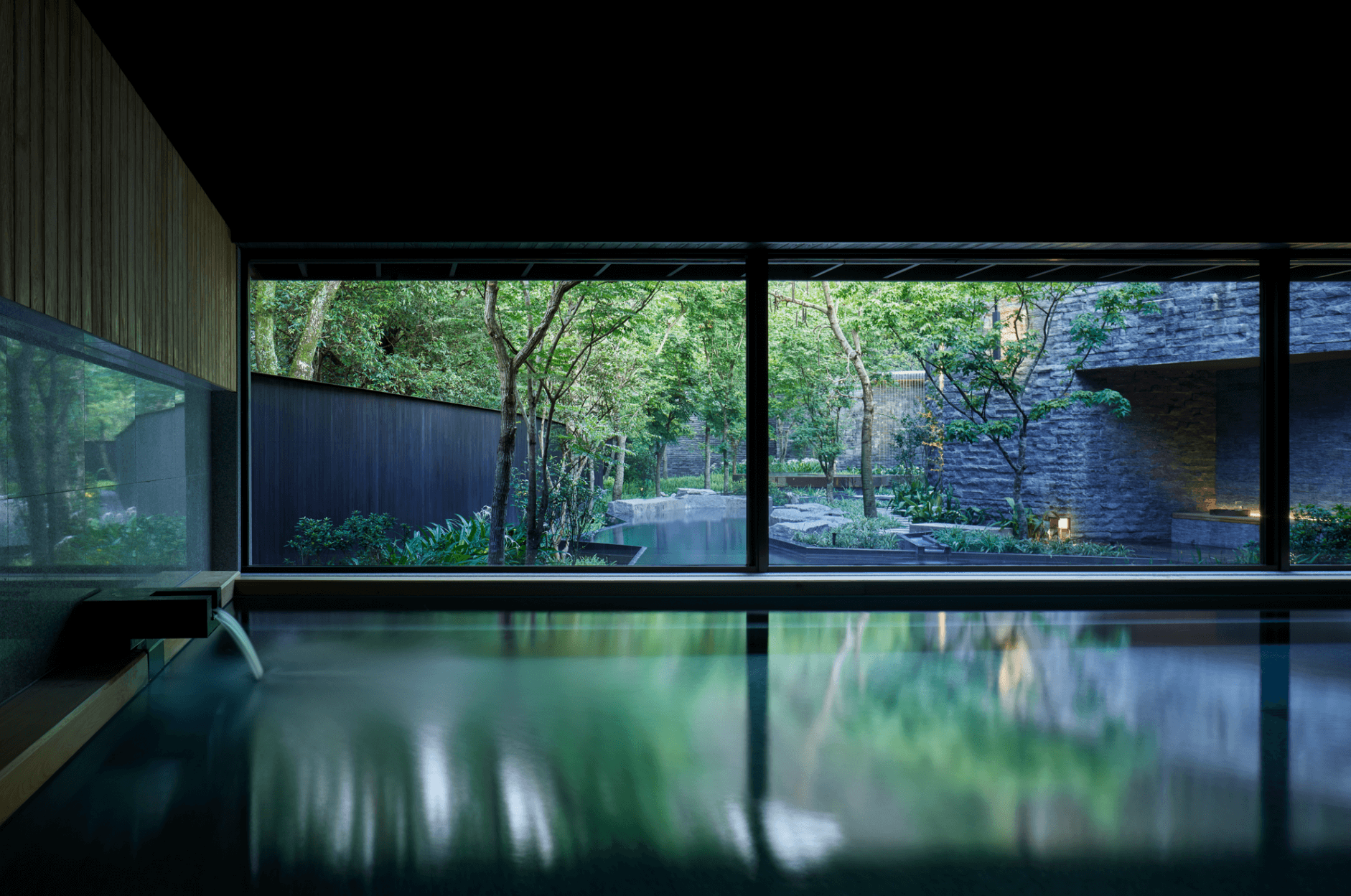 公共浴池 內湯。圖片提供／虹夕諾雅 谷關