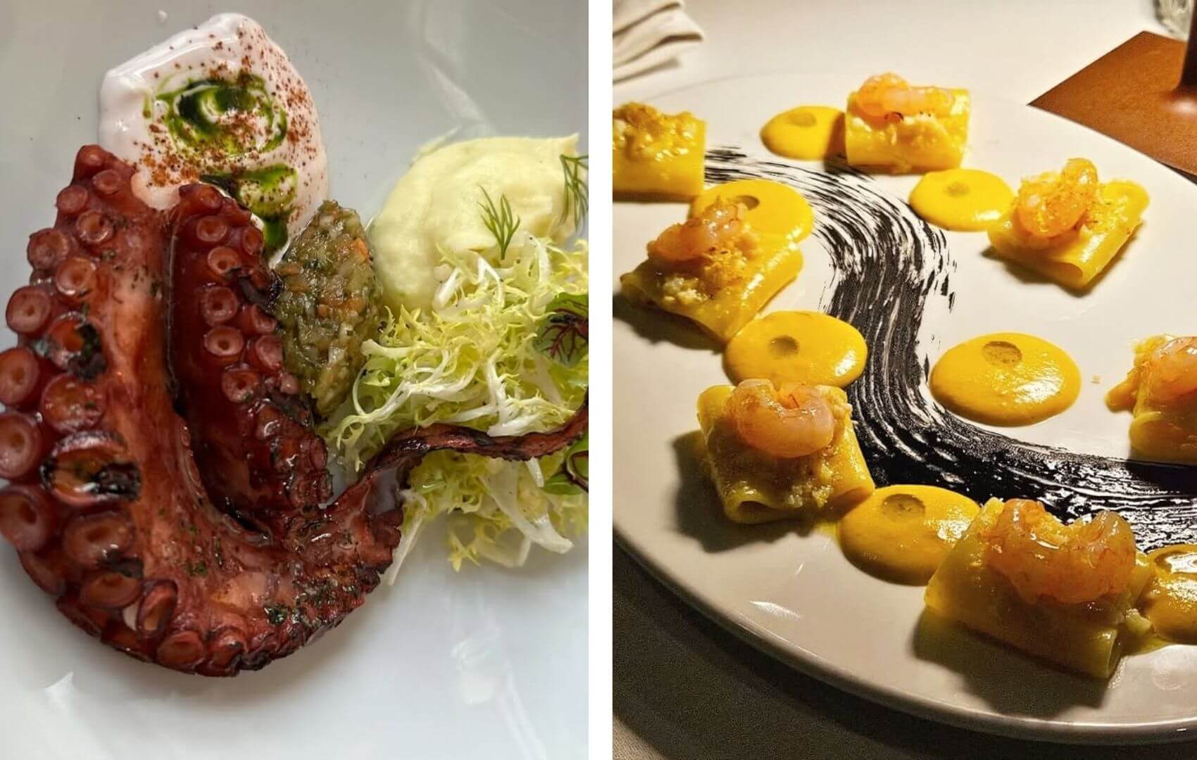 Osteria與Trattoria兩間餐廳呈現正宗義大利美食。