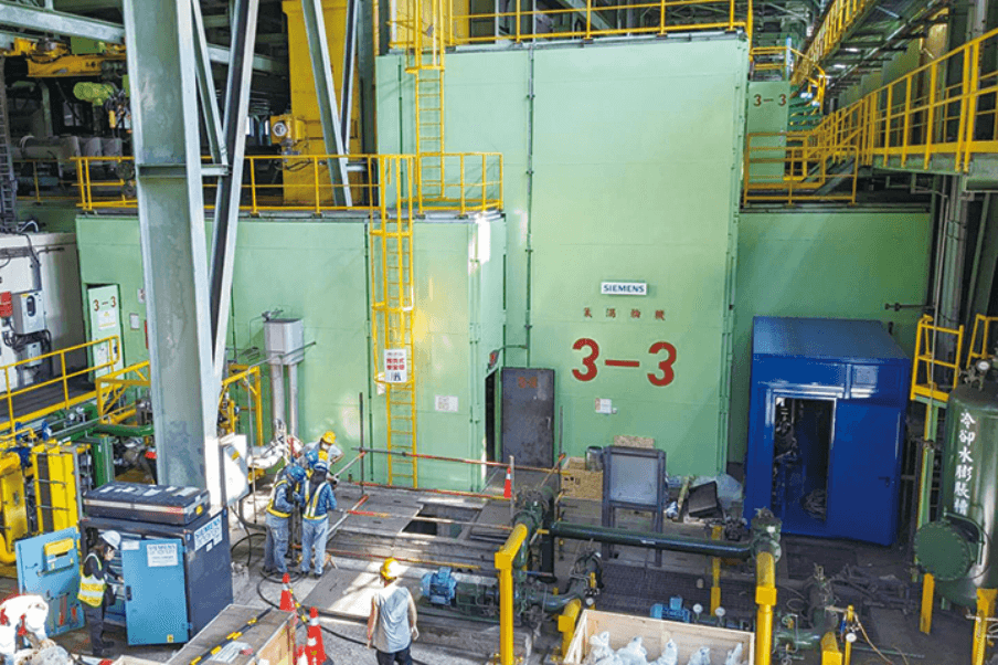 興達發電廠已在進行混氫試驗。（照片提供：台電）