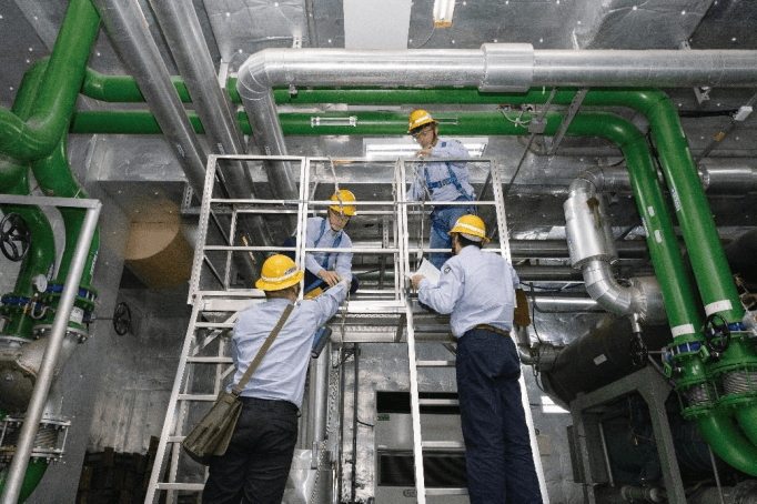 台電進行「節能診斷技術服務」。(地點：高雄訓練中心，照片提供：台電）