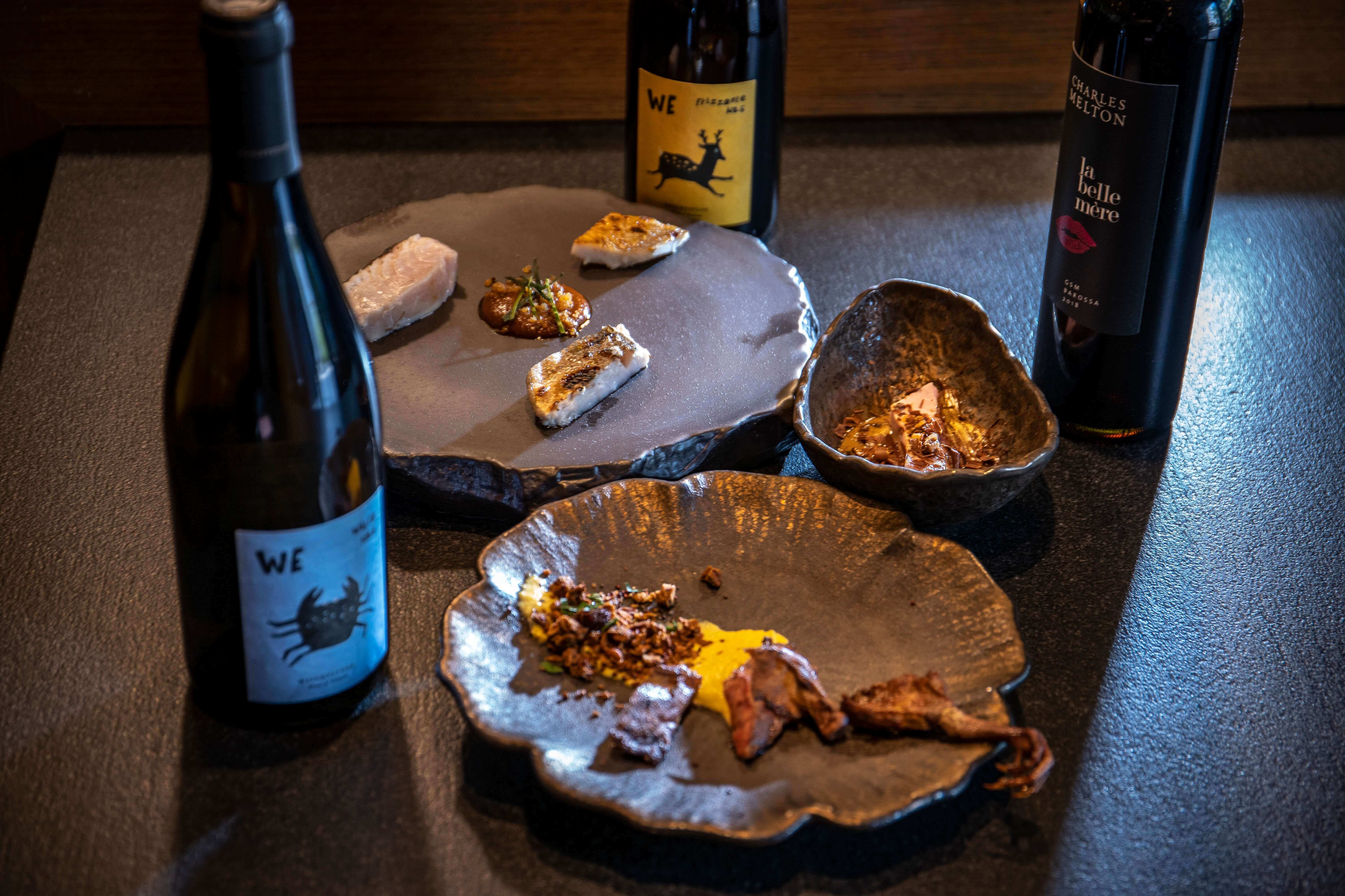 FirePlay／火烤三魚BBQ、炙香乳鴿與玉米、慢火巧克力豬