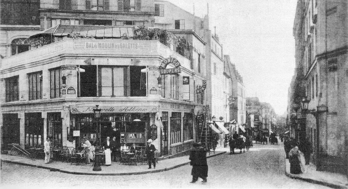 19世紀的新雅典咖啡館