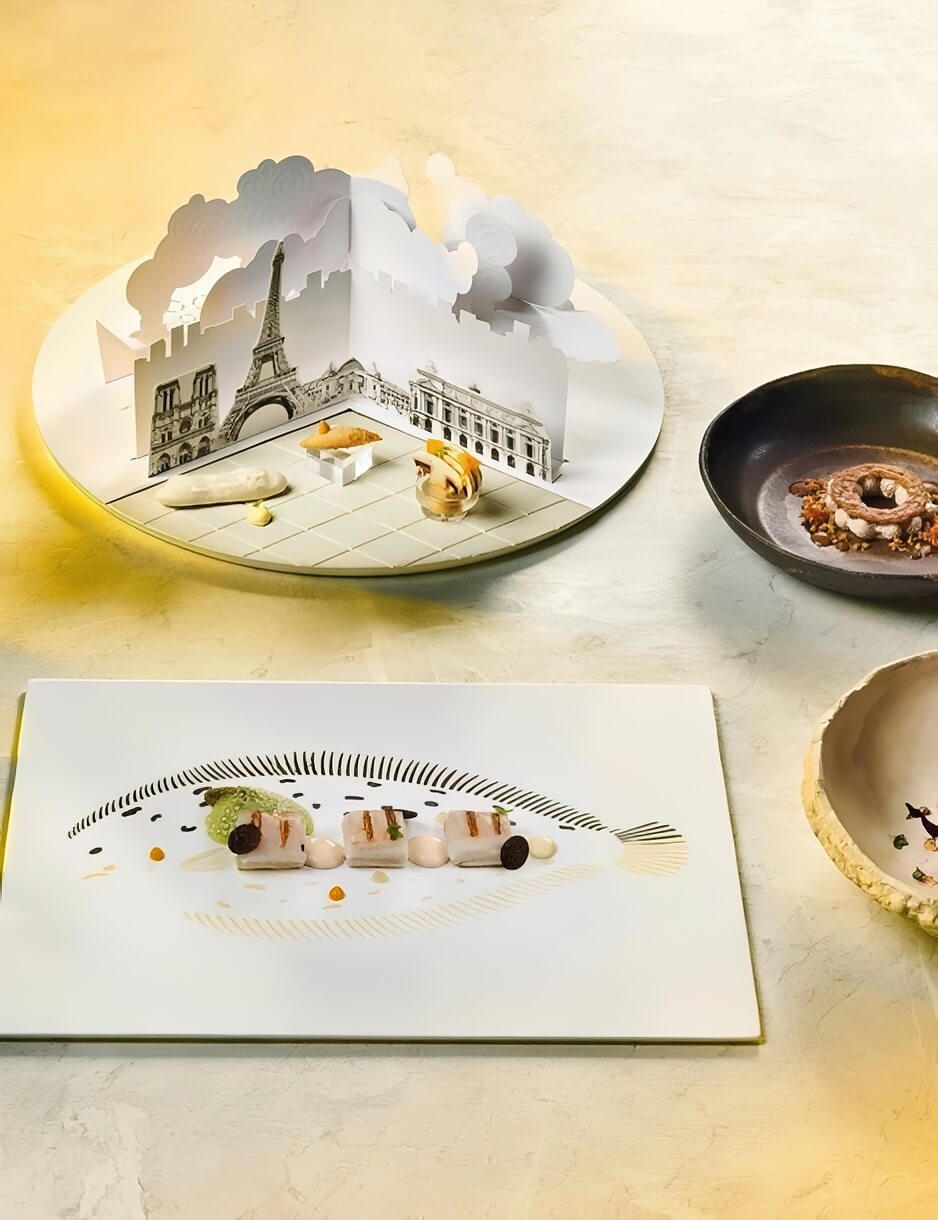 在探索巴黎之後，羅卡兄弟為麥卡倫精心打造了一份菜單，體現了他們對這座城市的獨特見解。