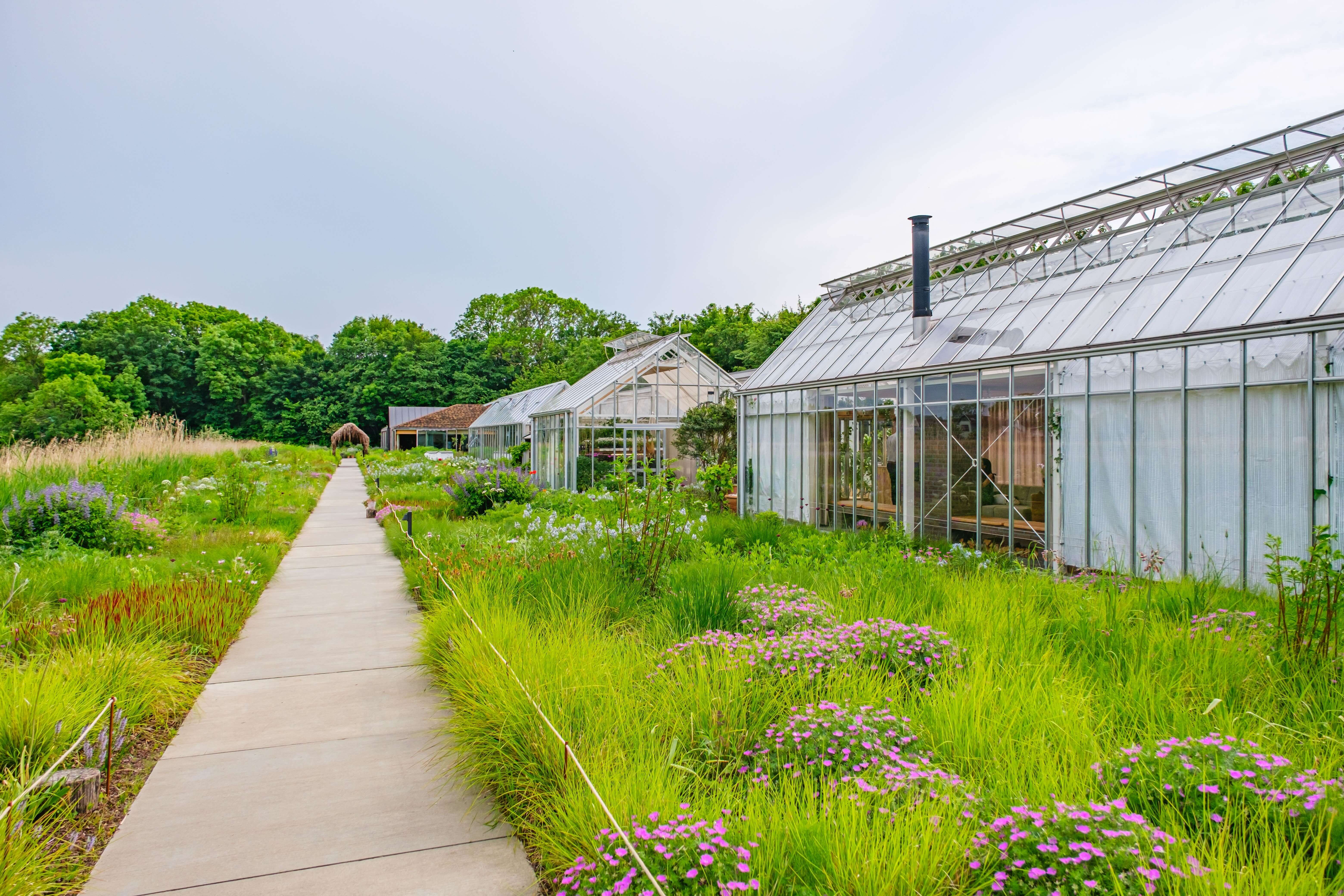 Noma餐廳將三座溫室作為花園、實驗廚房與烘焙坊。