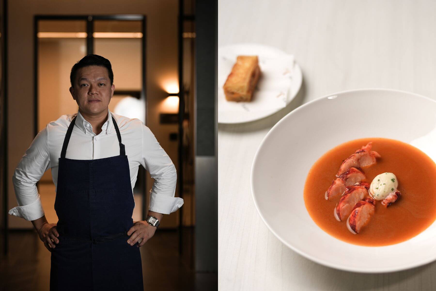 米其林三星餐廳「態芮Taïrroir」主廚何順凱Chef Kai，為星宇航空設計一系列台灣菜，以創新勾起味蕾中的美好記憶。