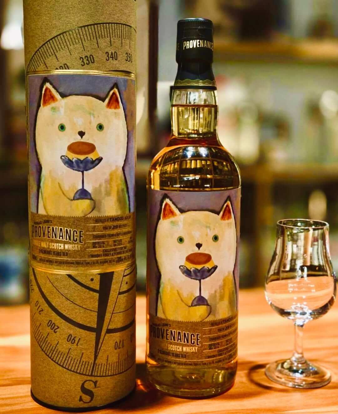 威佬 x 夜底拾花 聯名選酒 焦糖布丁貓