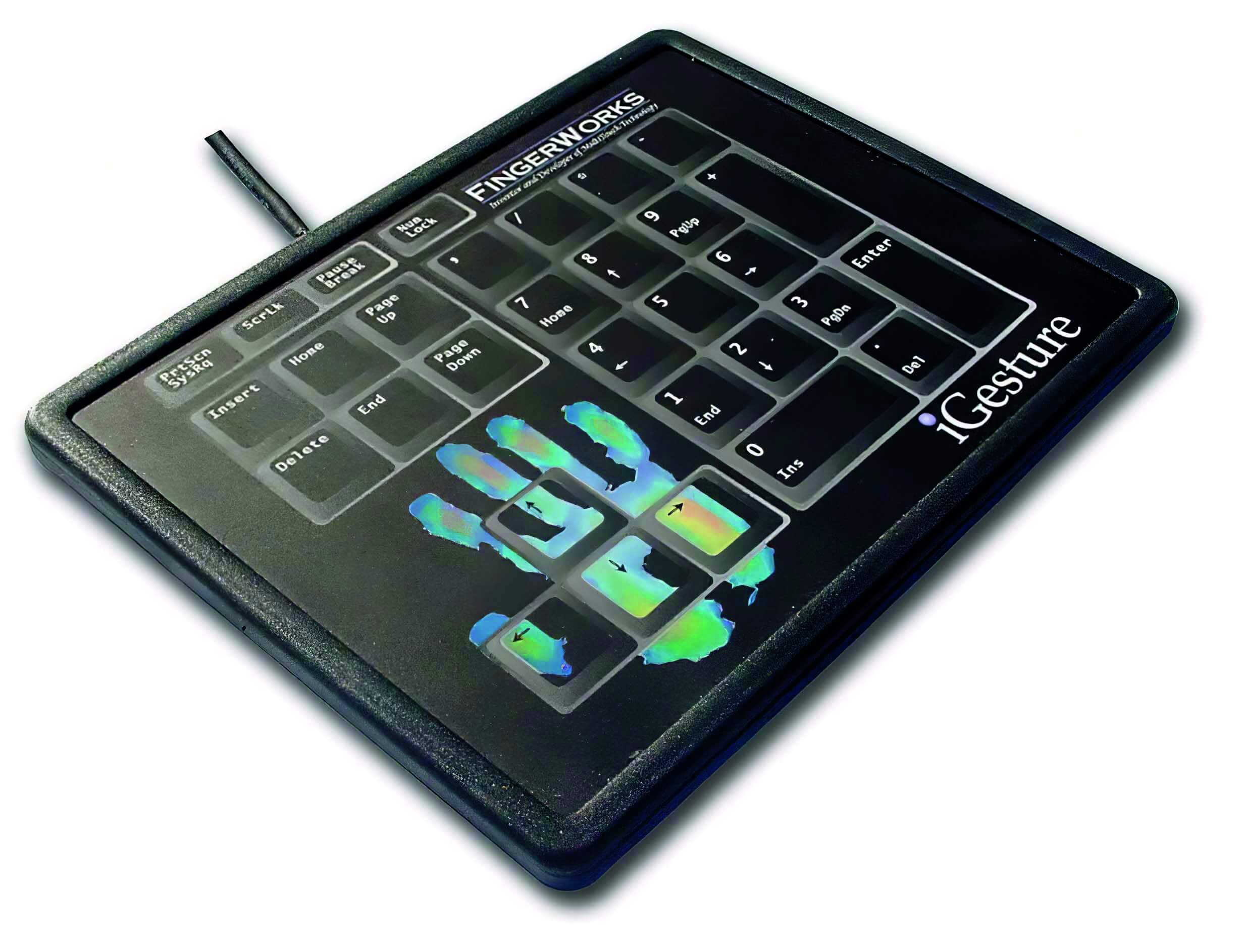 FingerWorks iGesture 原本是為了幫助肌腱炎、筋膜受傷等重複性勞損病人而設計。