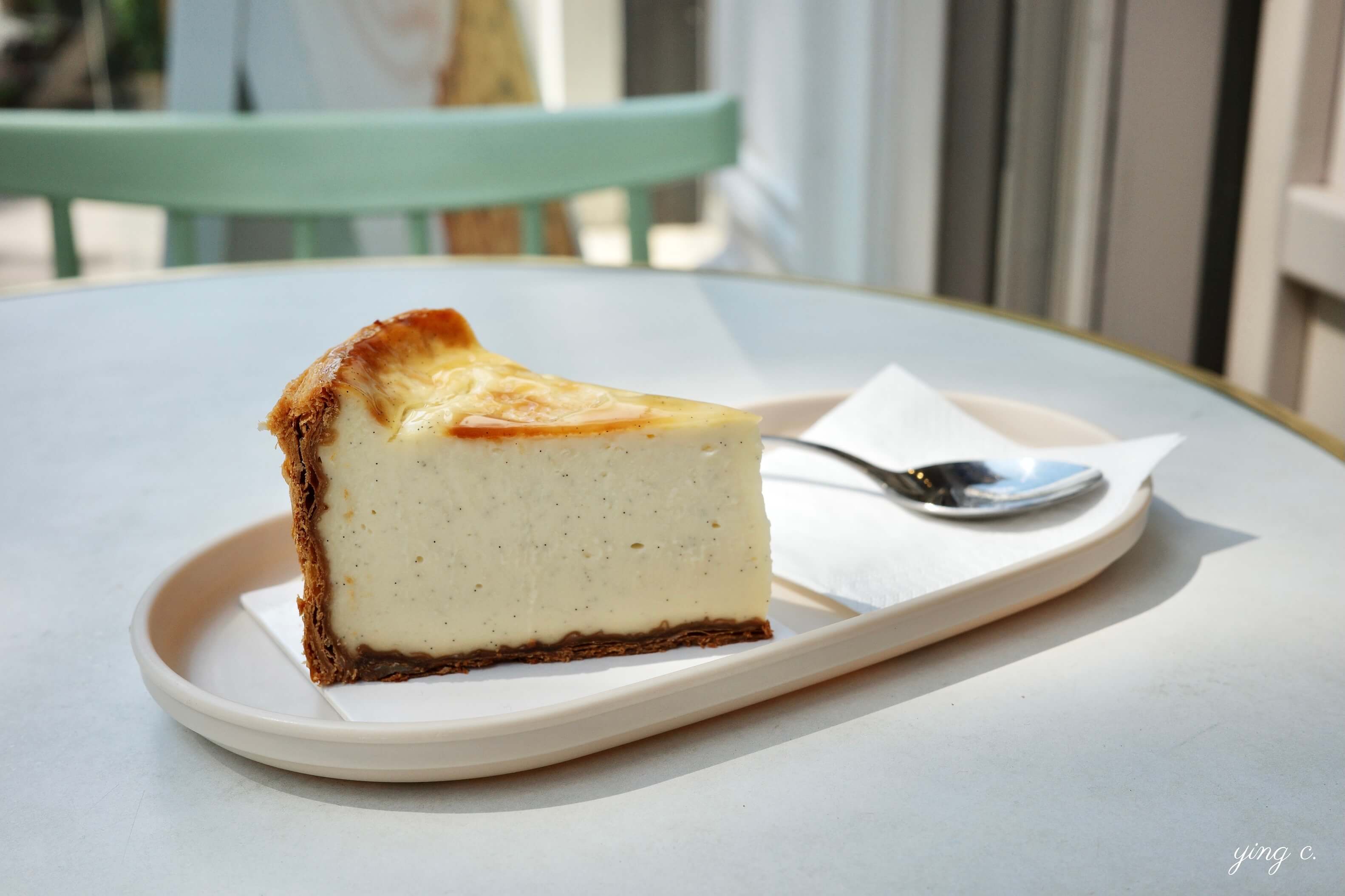 Christophe Louie的flan，散發簡約但高貴的氣息。