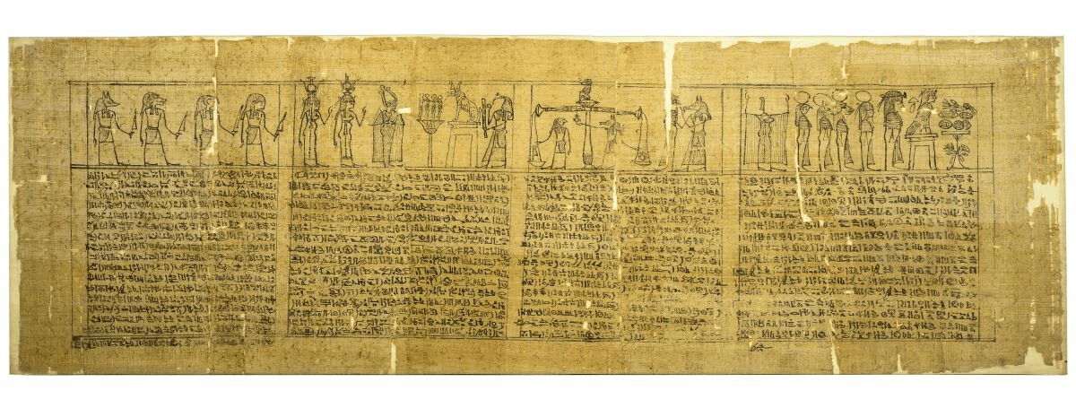 義大利佛羅倫斯國立考古博物館典藏之女子喪葬莎草紙 ©Museo Archeologico Nazionale di Firenz