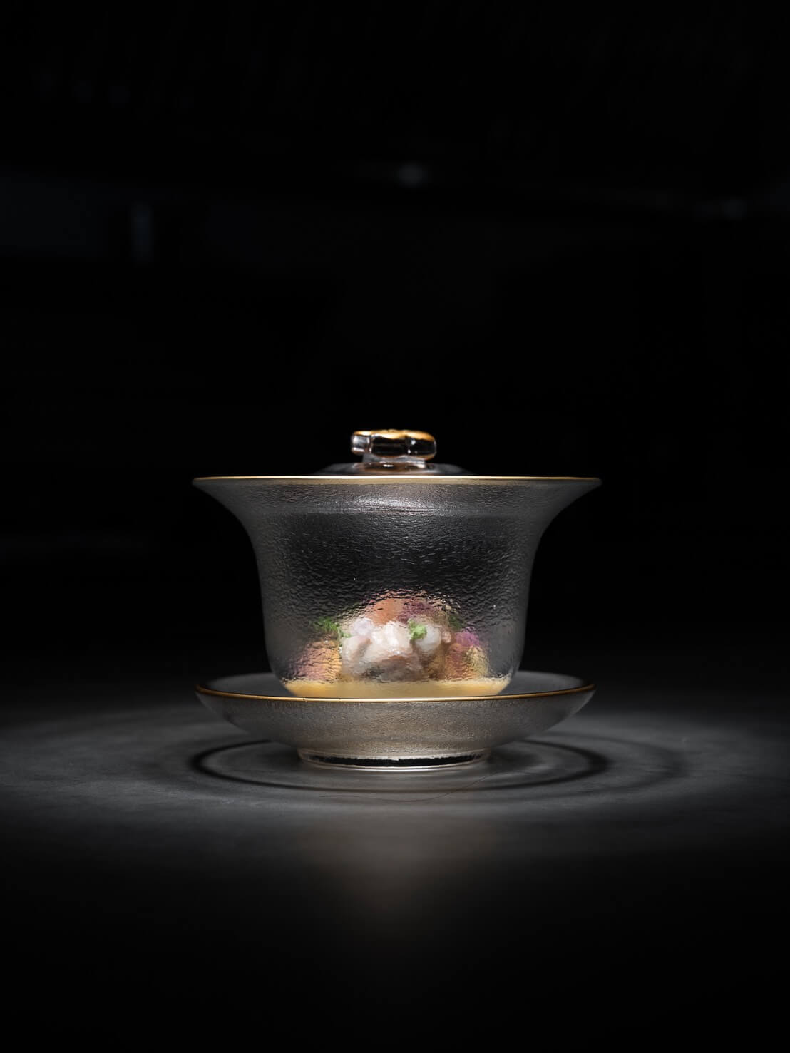 海膽豆腐 冬瓜醬汁/文蛤。圖片提供：LIN Restaurant
