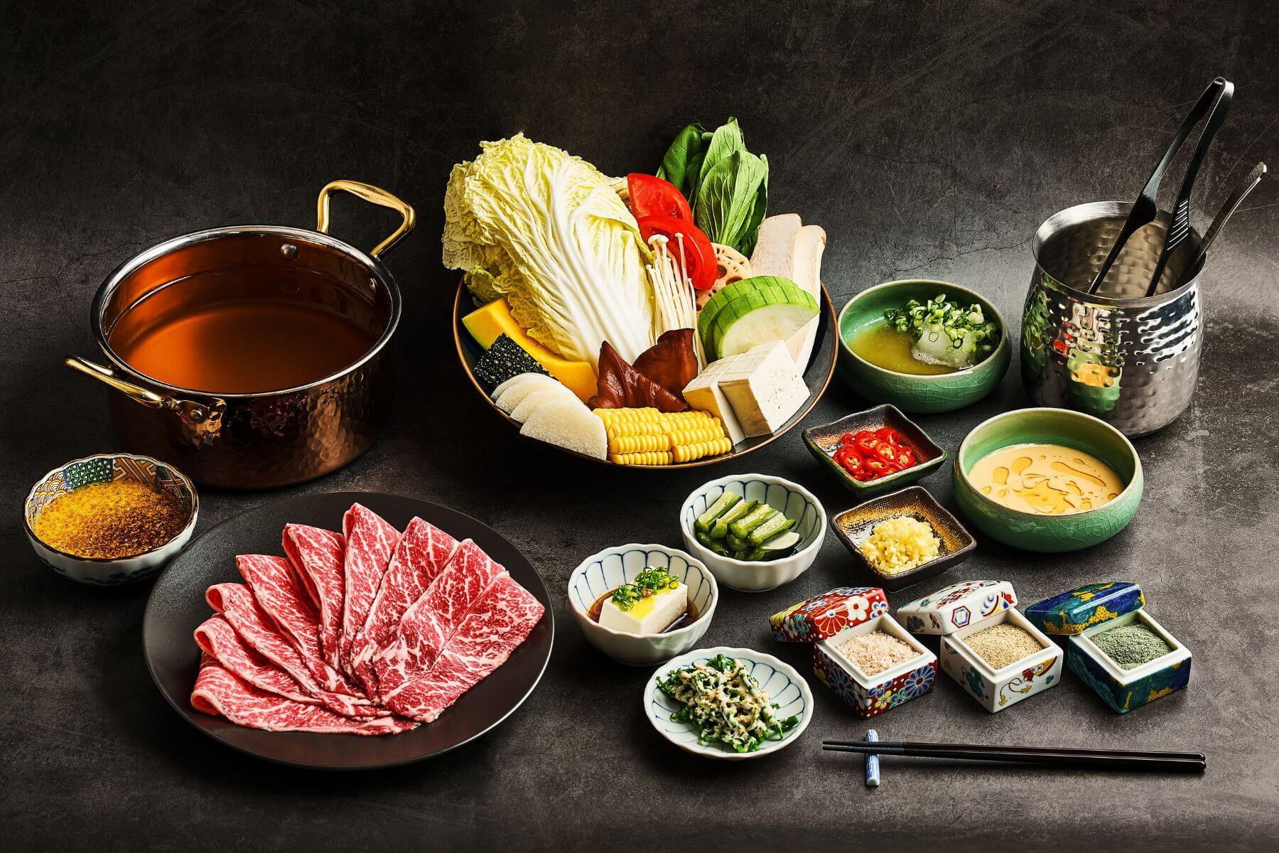 SHABU ZEN牛小排套餐。(圖/SHABU ZEN)