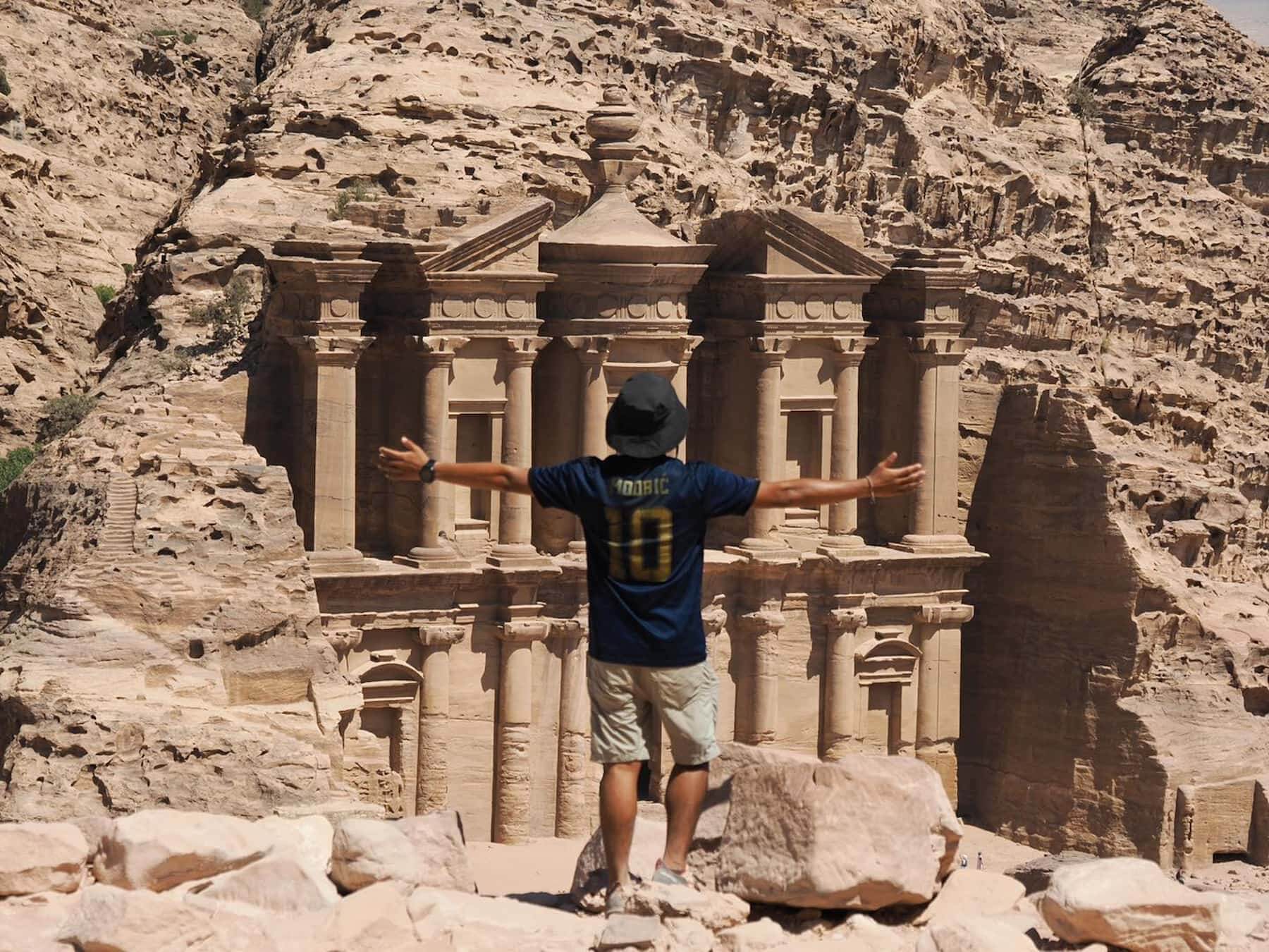 融融在約旦。（圖／融融歷險記Facebook）