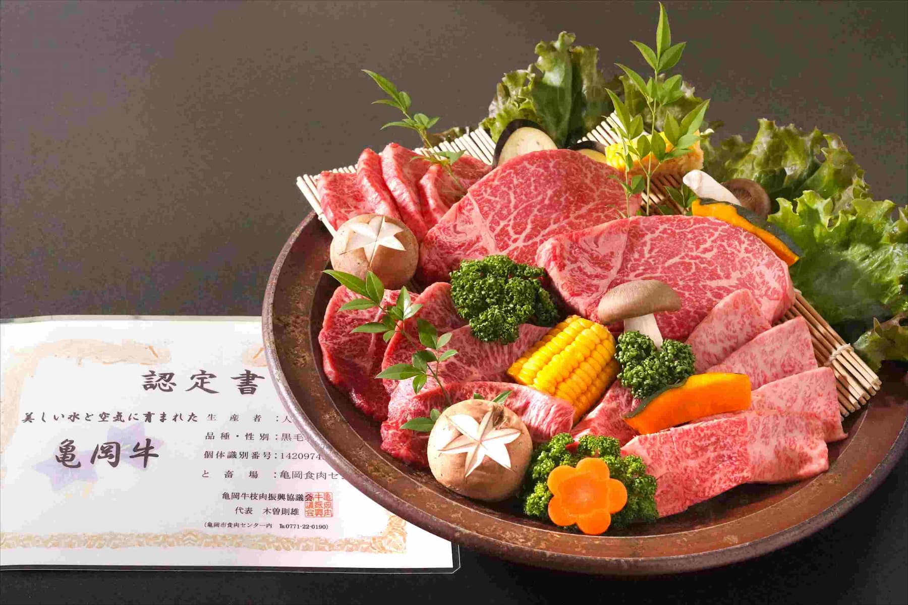 數量稀少的夢幻和牛-龜岡牛。圖片來源|京都府觀光連盟