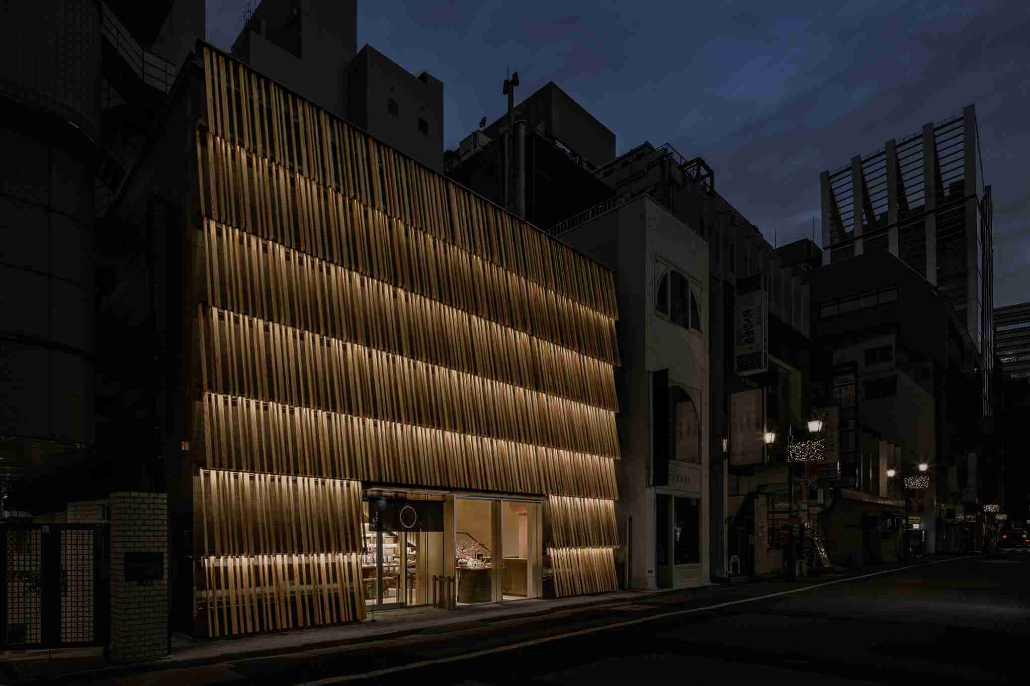 茅乃舍Kayanoya Ginza東京銀座店。圖片來源｜Kengo Kuma and Associates (© Keishin Horikoshi/SS)
