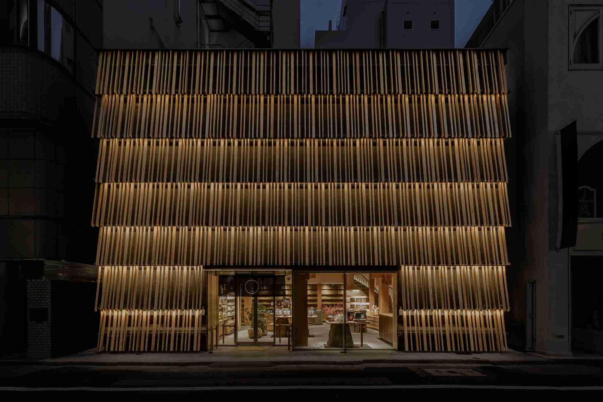 茅乃舍Kayanoya Ginza東京銀座店。圖片來源｜Kengo Kuma and Associates (© Keishin Horikoshi/SS)