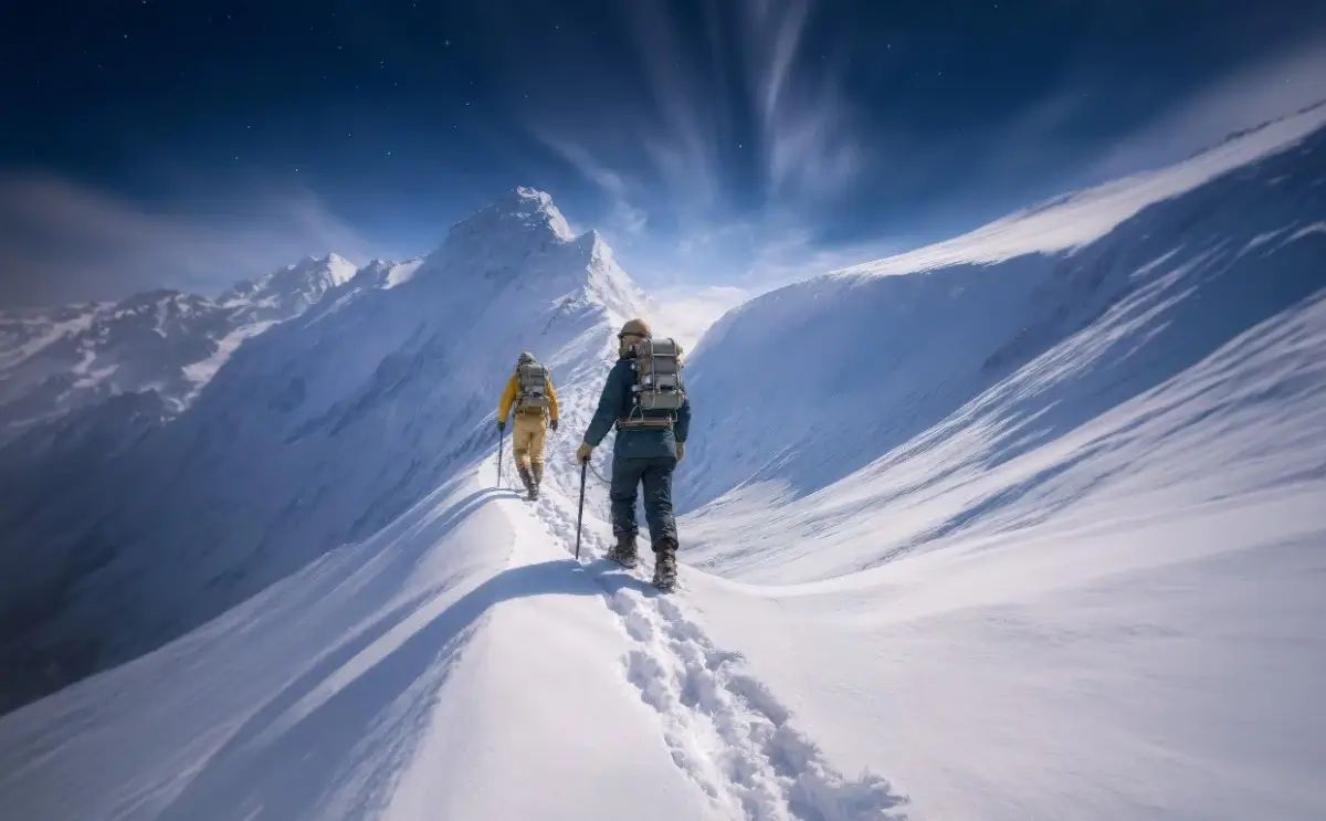 高雄電影節透過 XR 沉浸式影像，讓觀眾走進喜馬拉雅山的冰雪世界，與其他參與者一同攀登聖母峰，親身體驗不同於傳統電影的觀看方式。