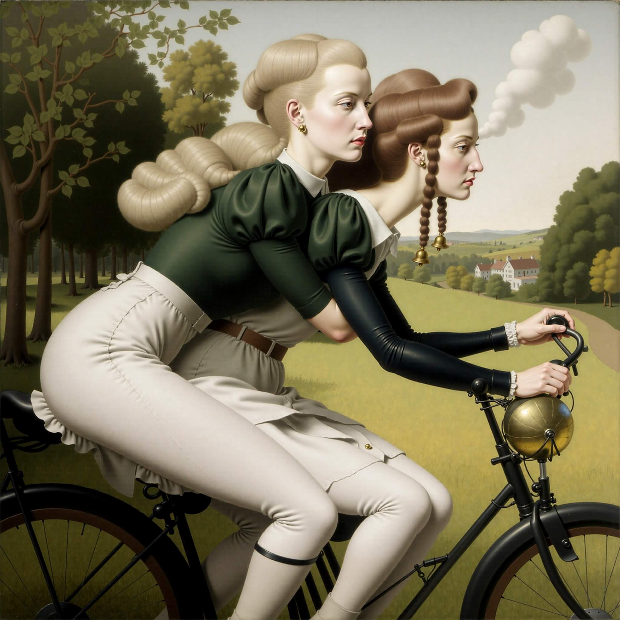 高美館國際特展《馮.沃爾夫的花園堡壘》|馮.沃爾夫作品〈Riding Free〉(藝術家提供)