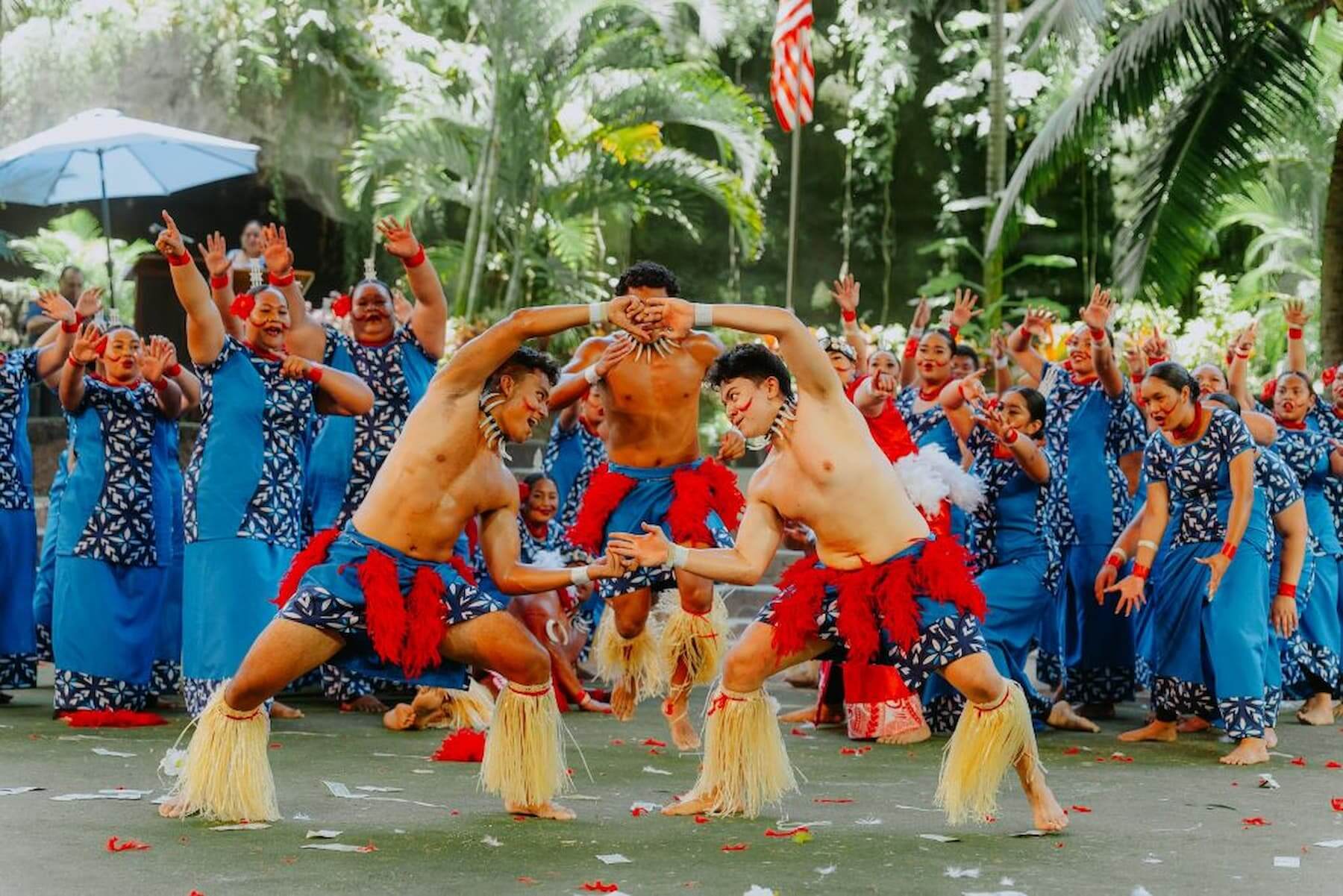 玻里尼西亞文化中心內有許多海島文化表演。圖片來源｜Polynesian Cultural Center