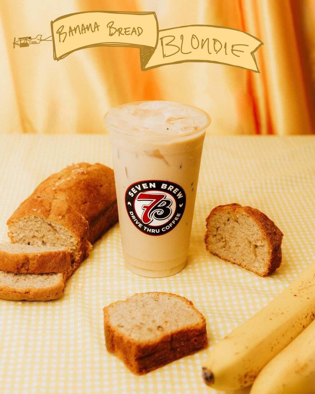 7 Brew「Banana Bread Blondie」。