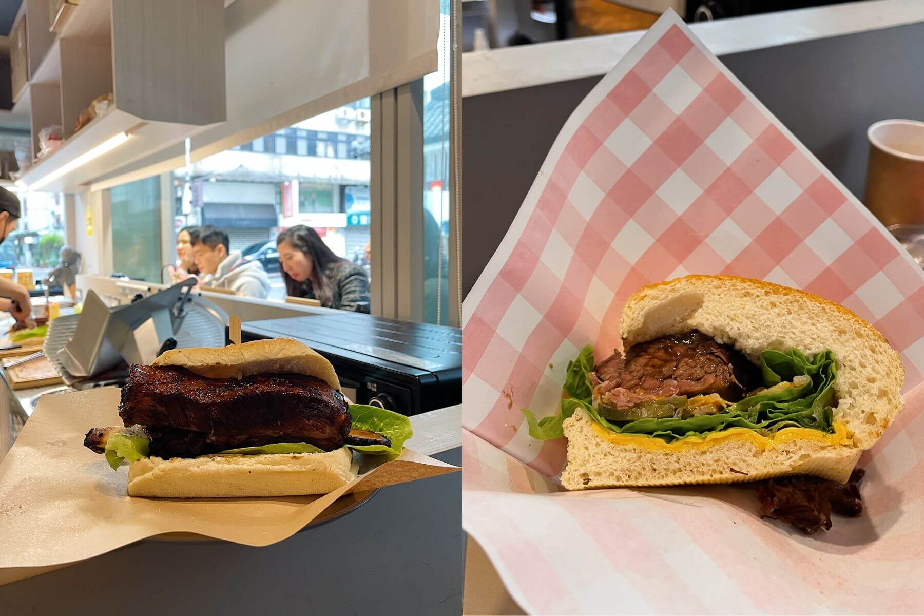 Fa Burger 招牌30盎司「帶骨牛小排」。（攝影／Eugenia Yang）