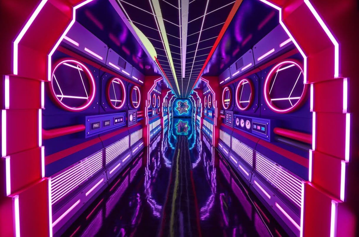 FUTURE TRAIN KYOTO DINER & CAFÉ 1號車廂空間。（圖片來源／FUTURE TRAIN KYOTO DINER & CAFÉ）