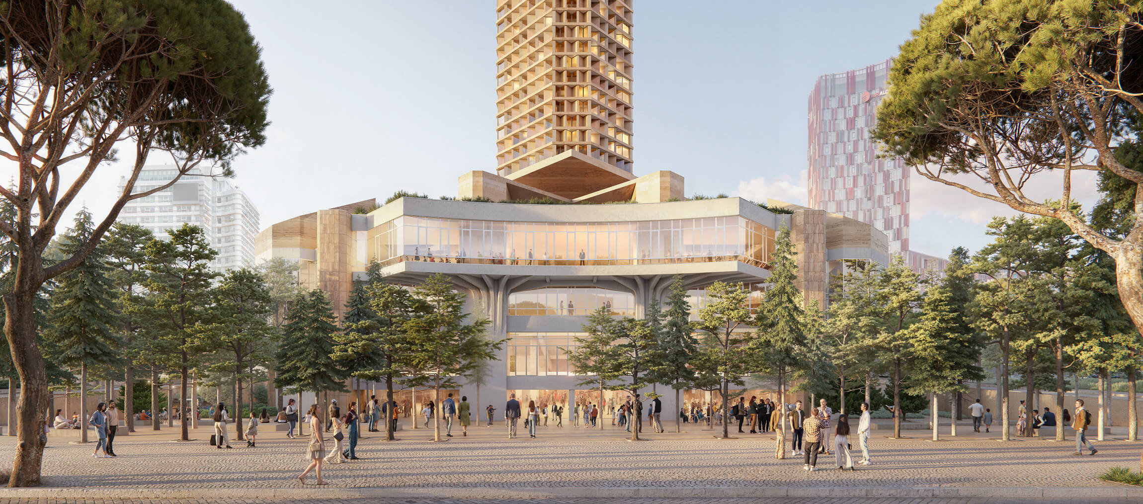 瑞士建築事務所Herzog & de Meuron贏得地拉那Palace of Congresses改造的國際競圖。