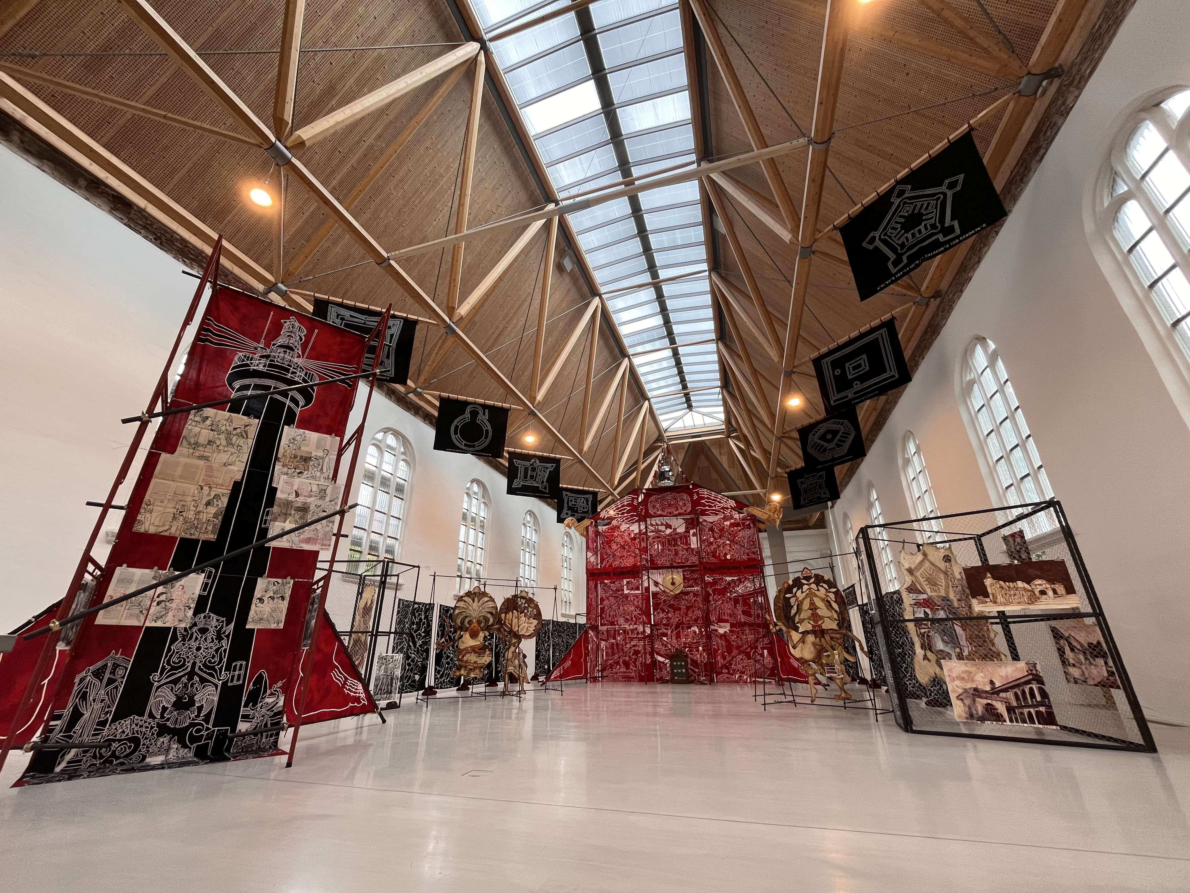 焦點作品：GEGERBOYO, _Eroded Borders,_ 2025. Mixed media installation. Dimensions variable. Courtesy of the artist