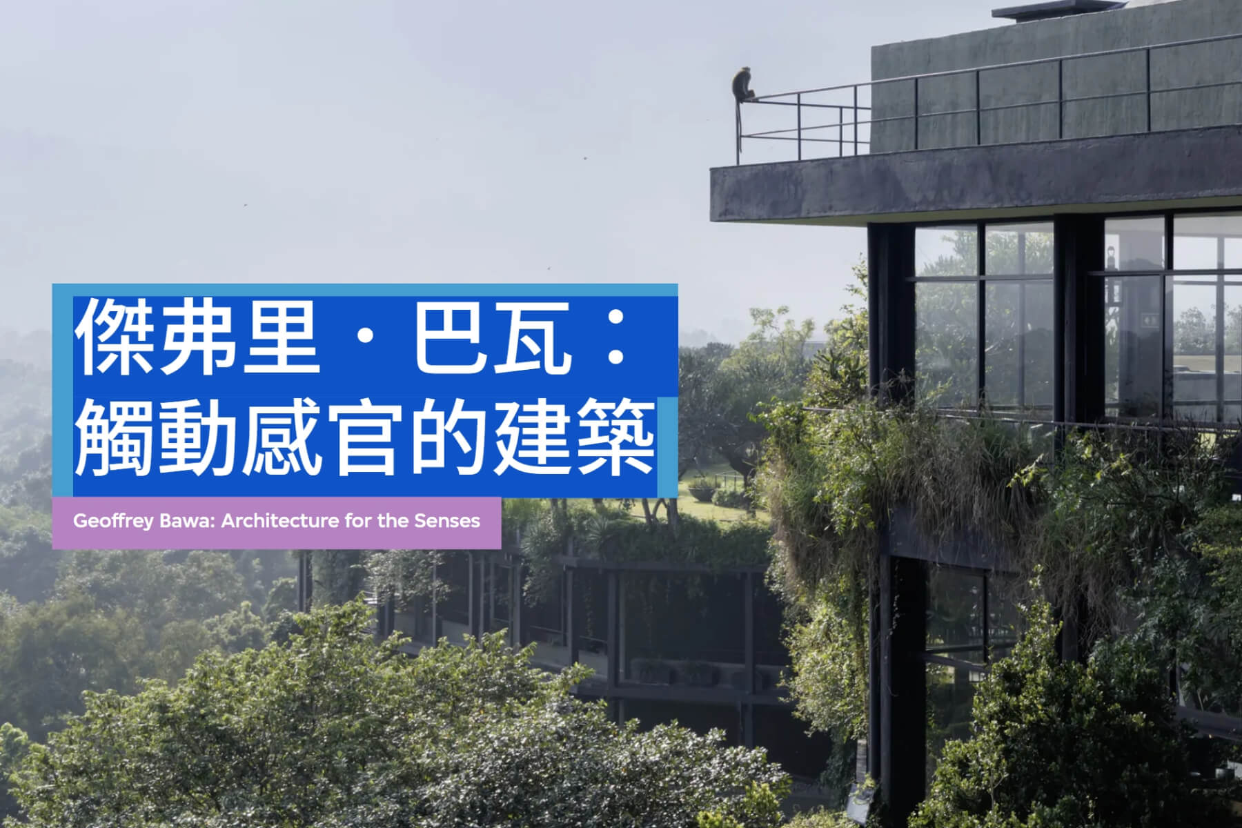 斯里蘭卡建築師傑弗里・巴瓦（Geoffrey Bawa）德國維特拉設計博物館推出她的大型回顧展，並且將於明年六月於移展到香港M+博物館。©M+博物館
