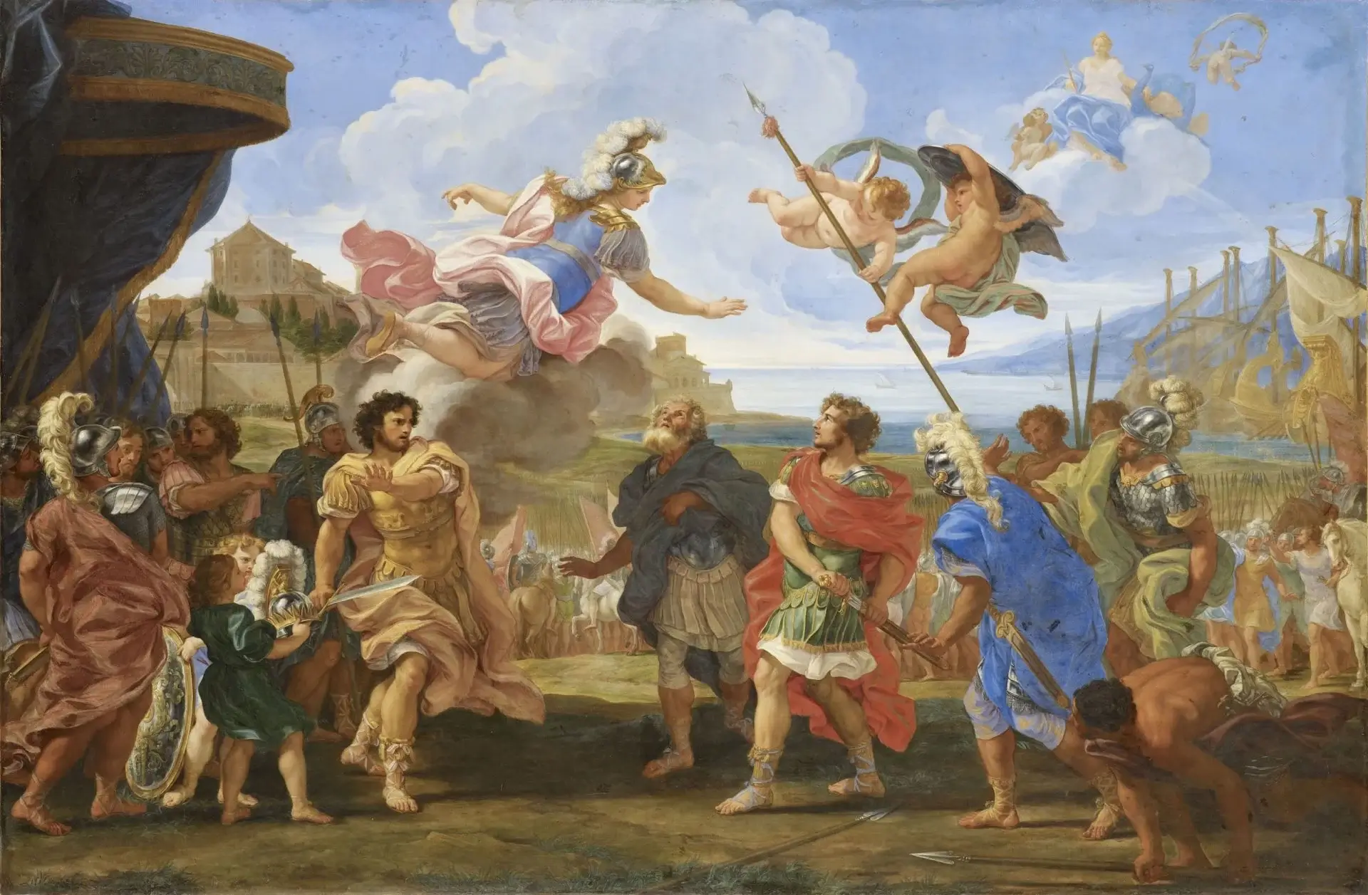 GIOVANNI BATTISTA GAULLI The Quarrel between Agamemnon and Achilles Date ca. 1695
